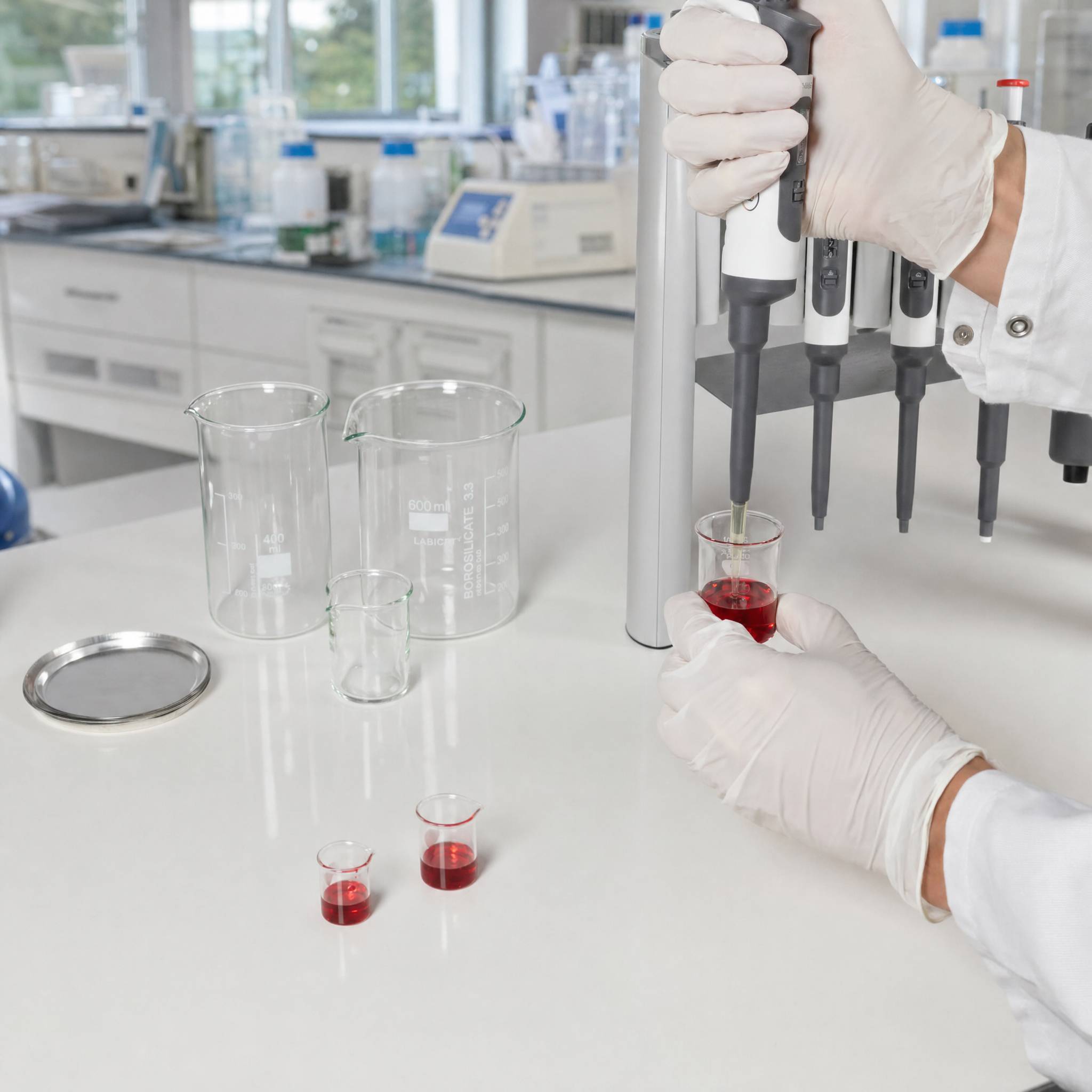 PCE Instruments autoklavierbare Pipette PCE-FAP 5000 |Prüfvolumen 500 µL 2500 µL 5000 µL |Vollständig autoklavierbar