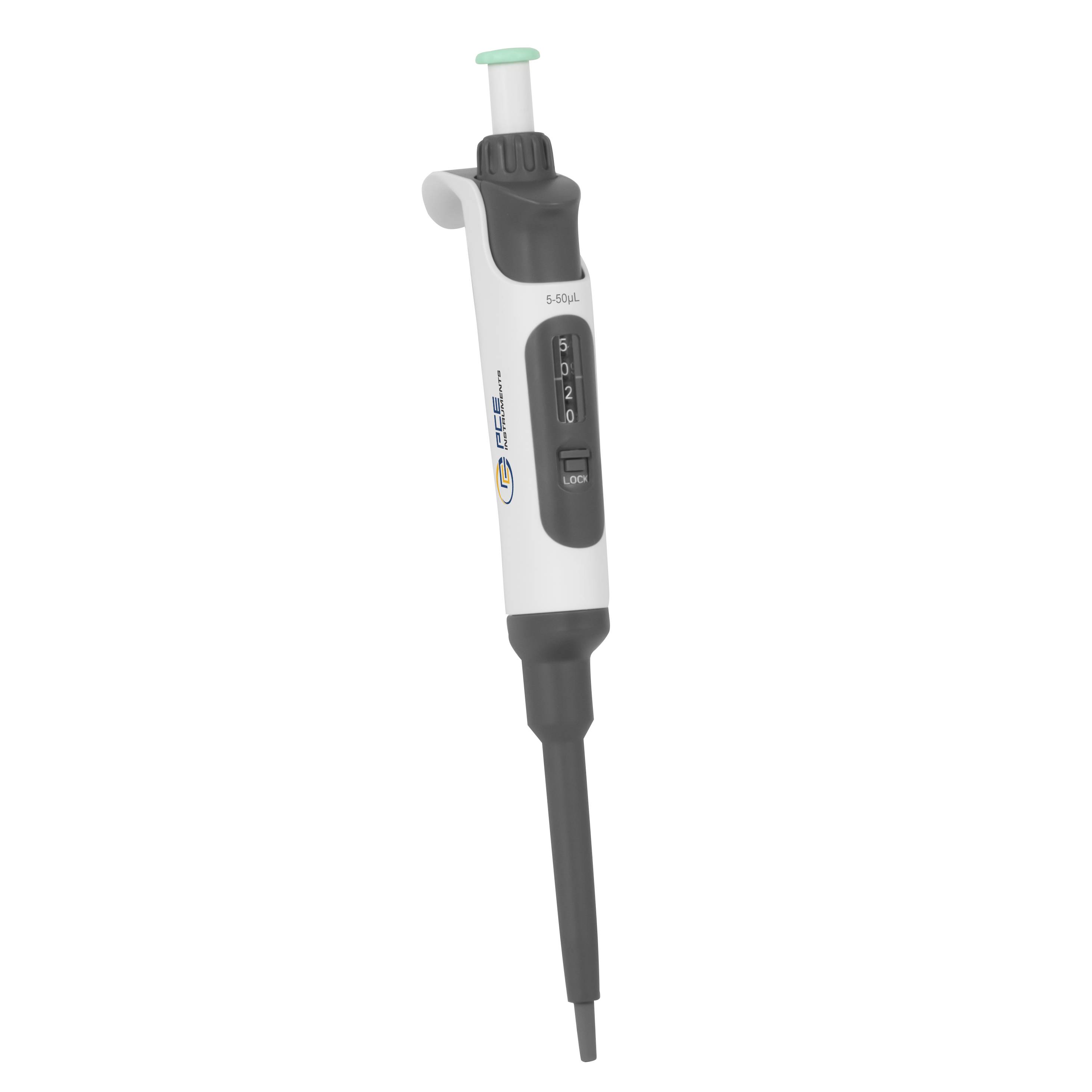 PCE Instruments autoklavierbare Pipette PCE-FAP 50 |Prüfvolumen 5 µL 25 µL 50 µL |Vollständig autoklavierbar