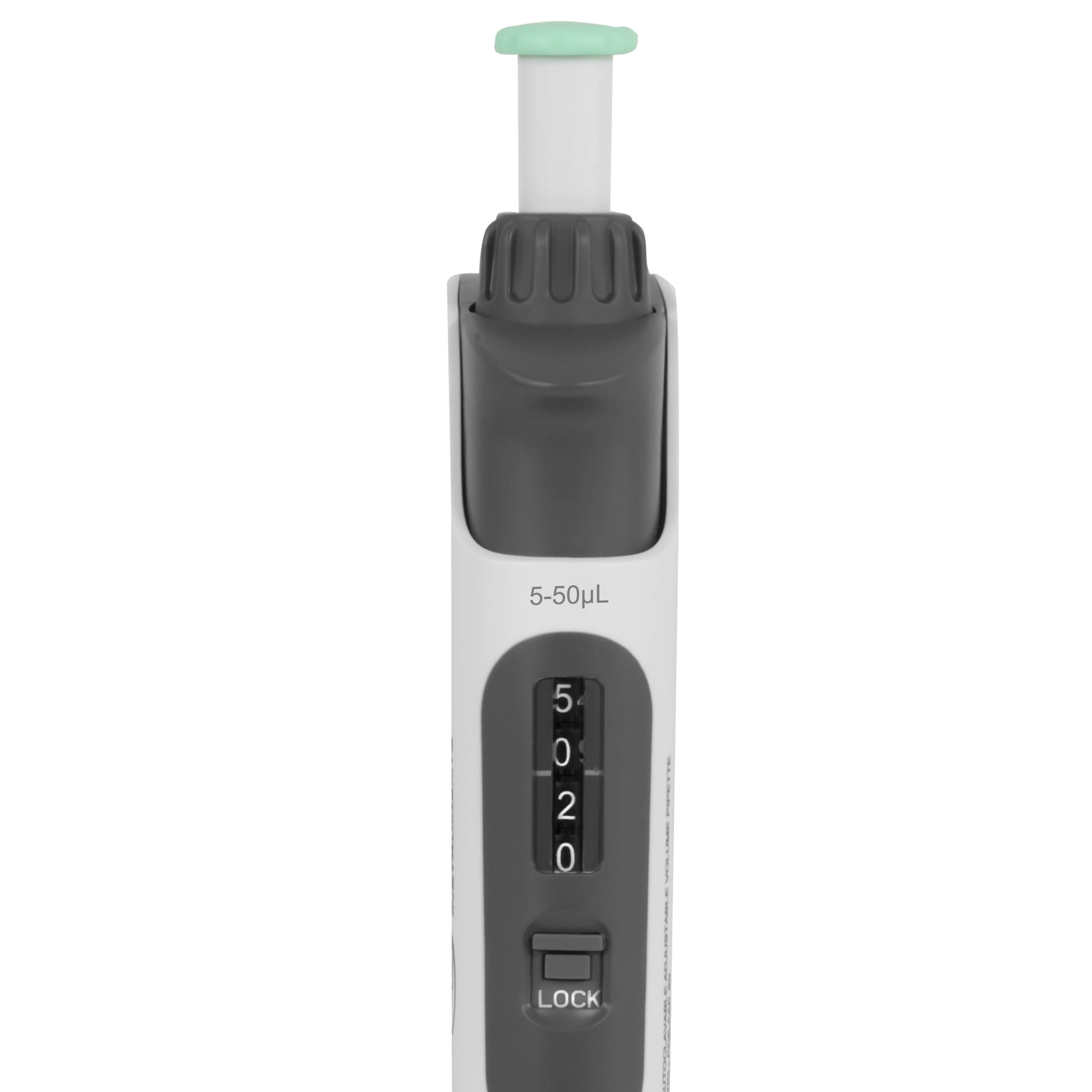 PCE Instruments autoklavierbare Pipette PCE-FAP 50 |Prüfvolumen 5 µL 25 µL 50 µL |Vollständig autoklavierbar