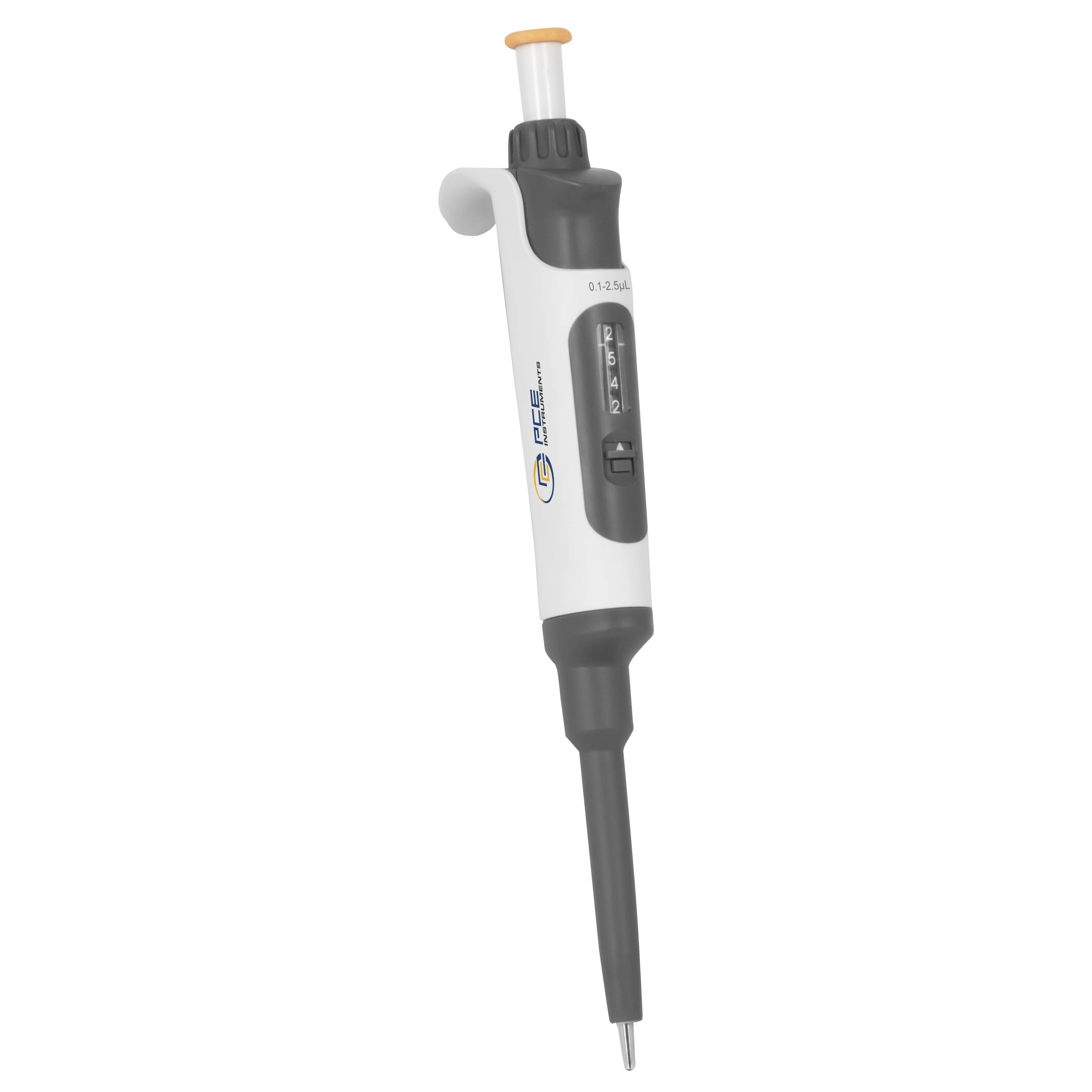 PCE Instruments autoklavierbare Pipette PCE-FAP 2.5 |Prüfvolumen 0,25 µL 1,25 µL 2,5 µL |Vollständig autoklavierbar