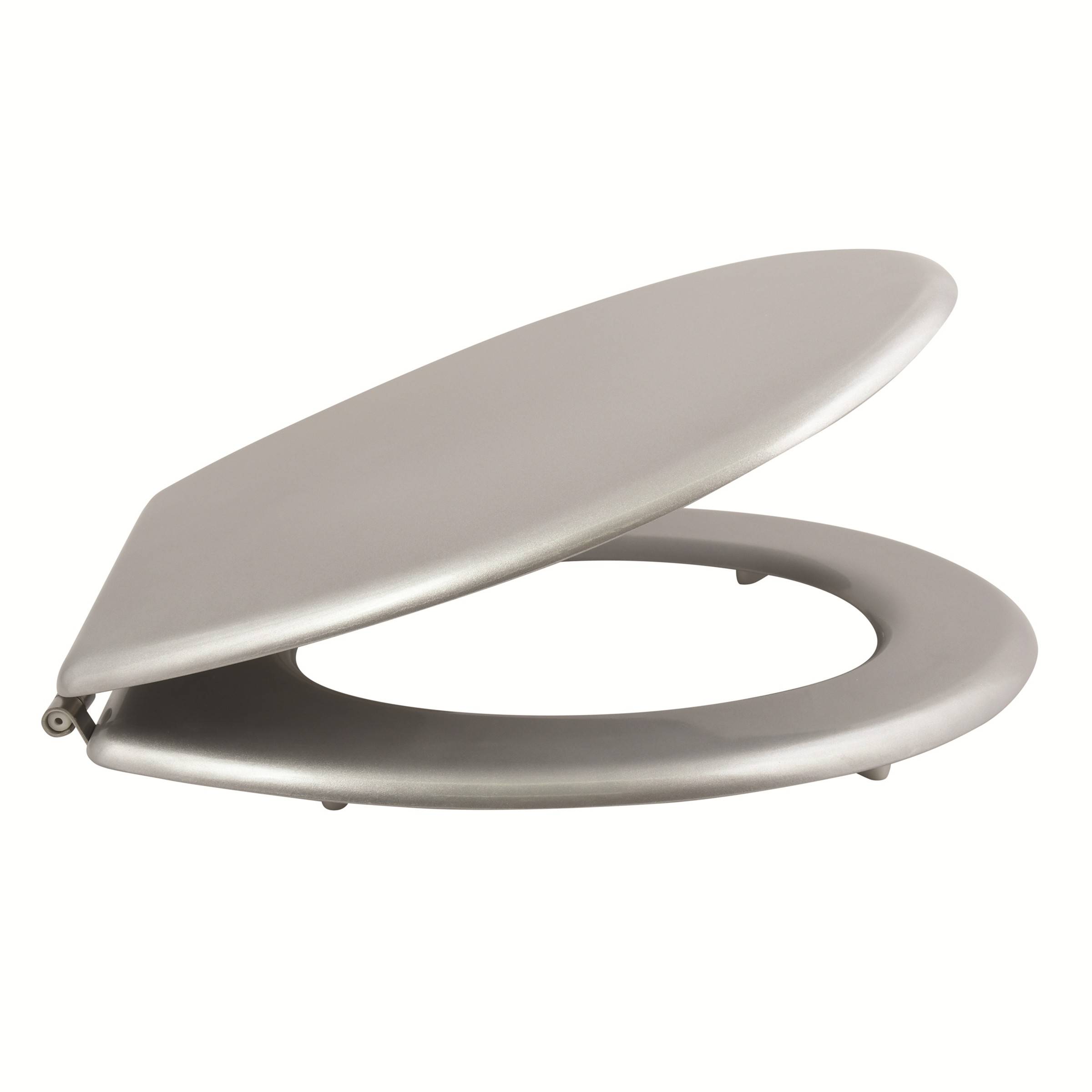 MSV WC Sitz MDF Silber