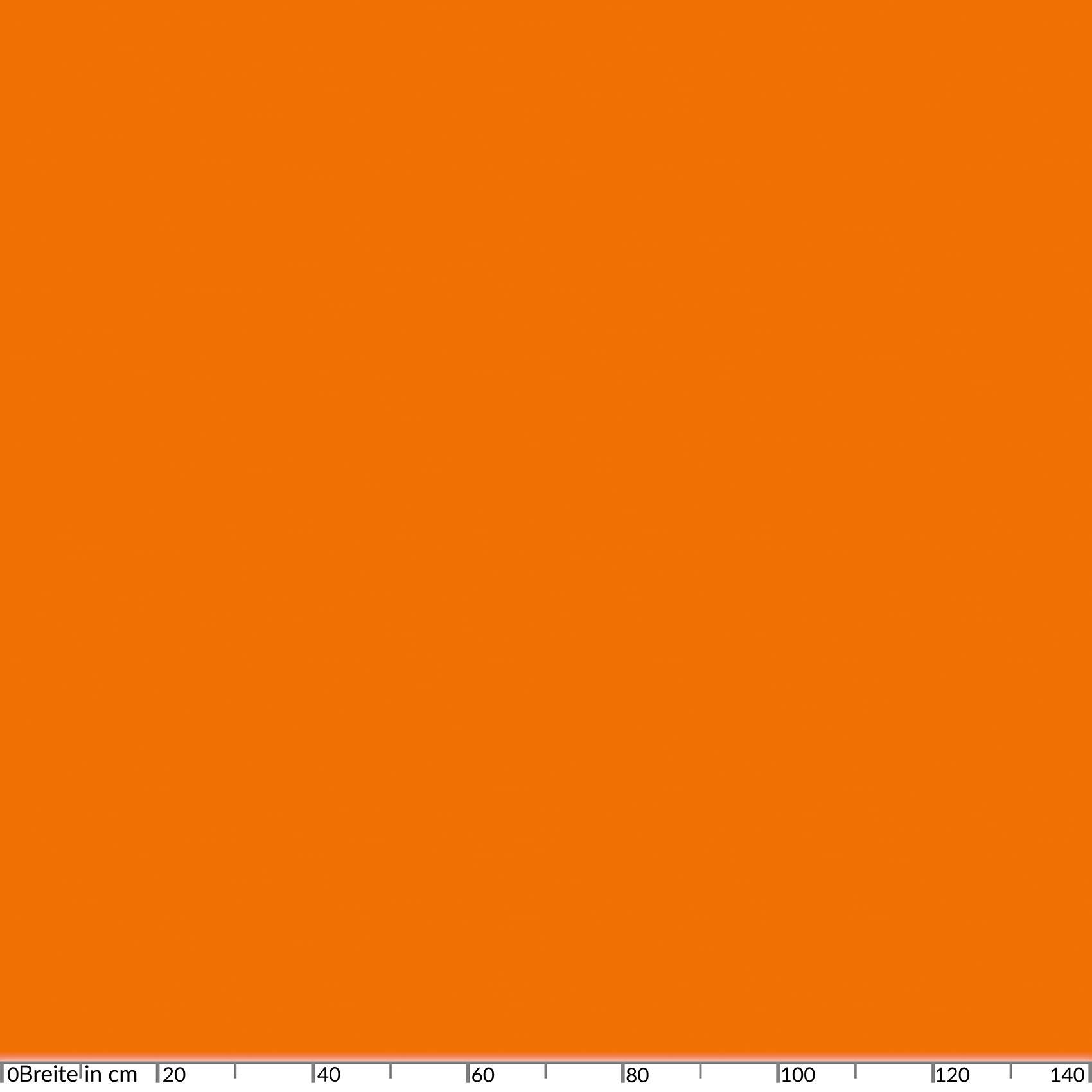 ANRO Tischdecke Uni Orange 140 x 140 cm eckig mit Paspelband Wachstuch Glanz abwaschbar