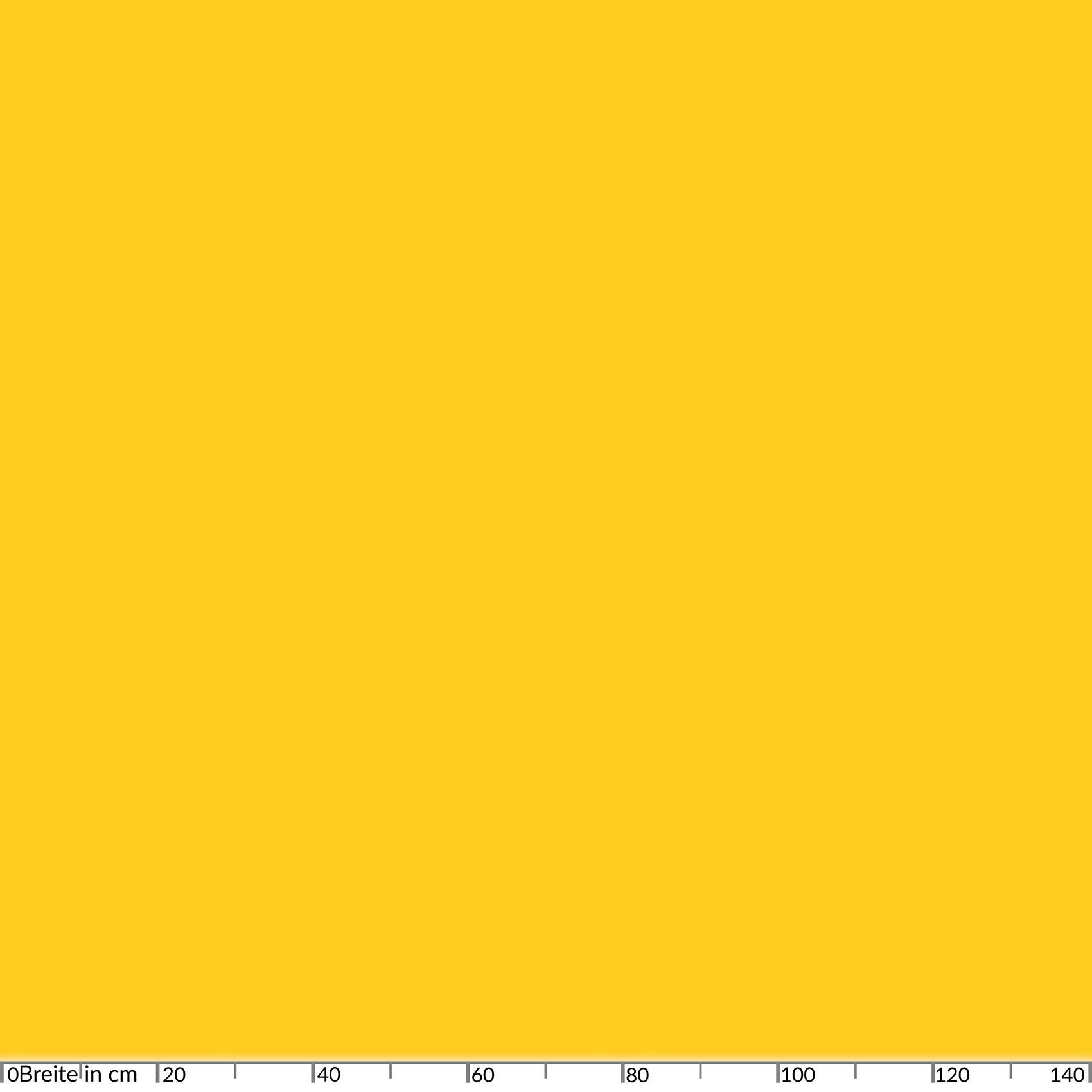 ANRO Tischdecke Uni Gelb 400 x 140 cm eckig Schnittkante Wachstuch Glanz abwaschbar