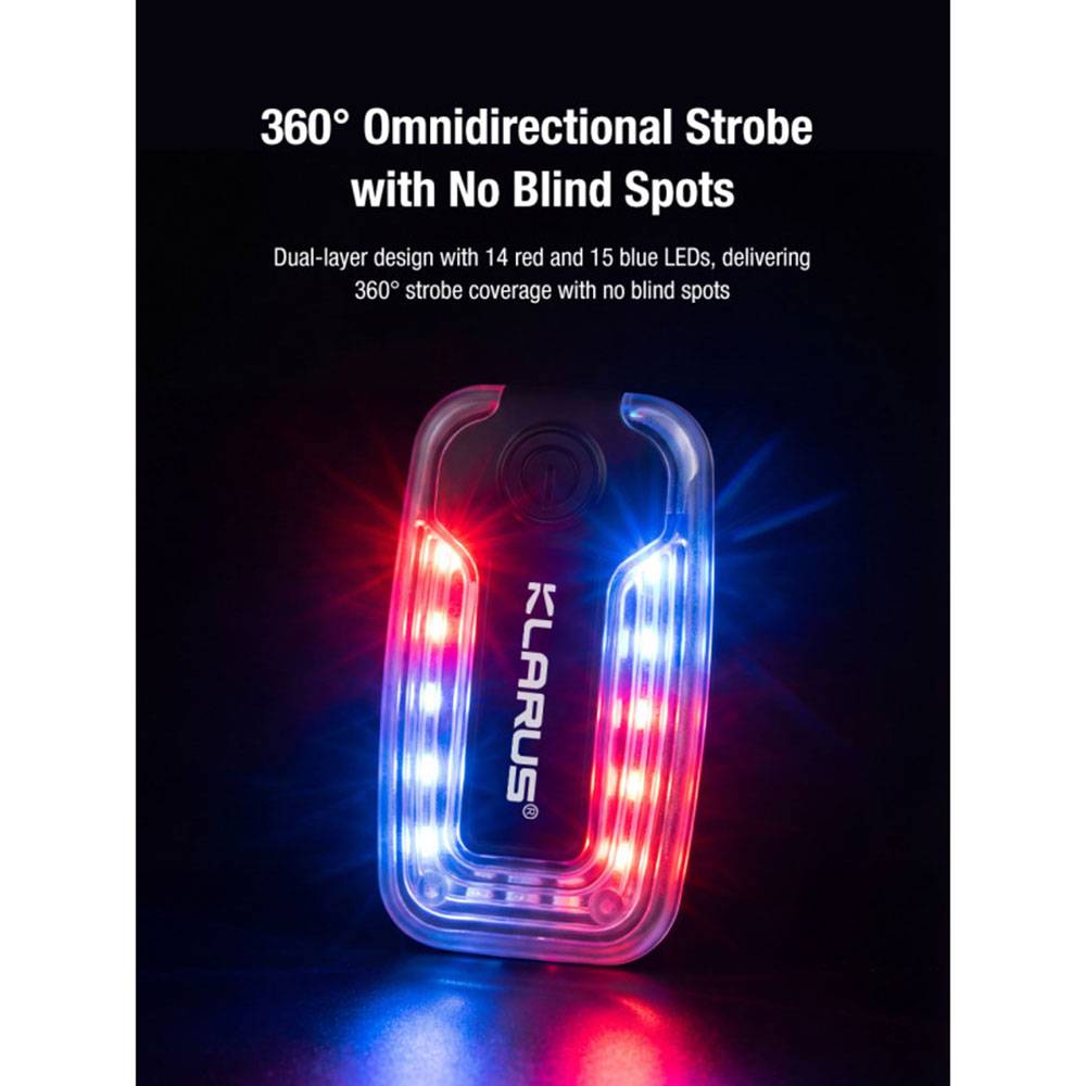 Klarus WL6 LED Clip-Licht 20 Lumen - Schwarz