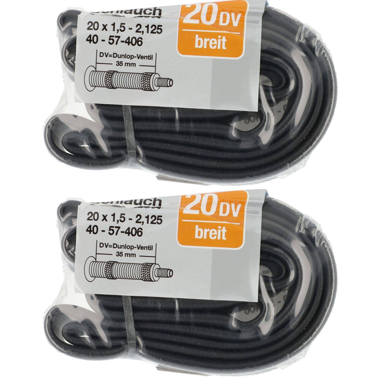 2x Schlauch 20 Breit 40/57-406 DV