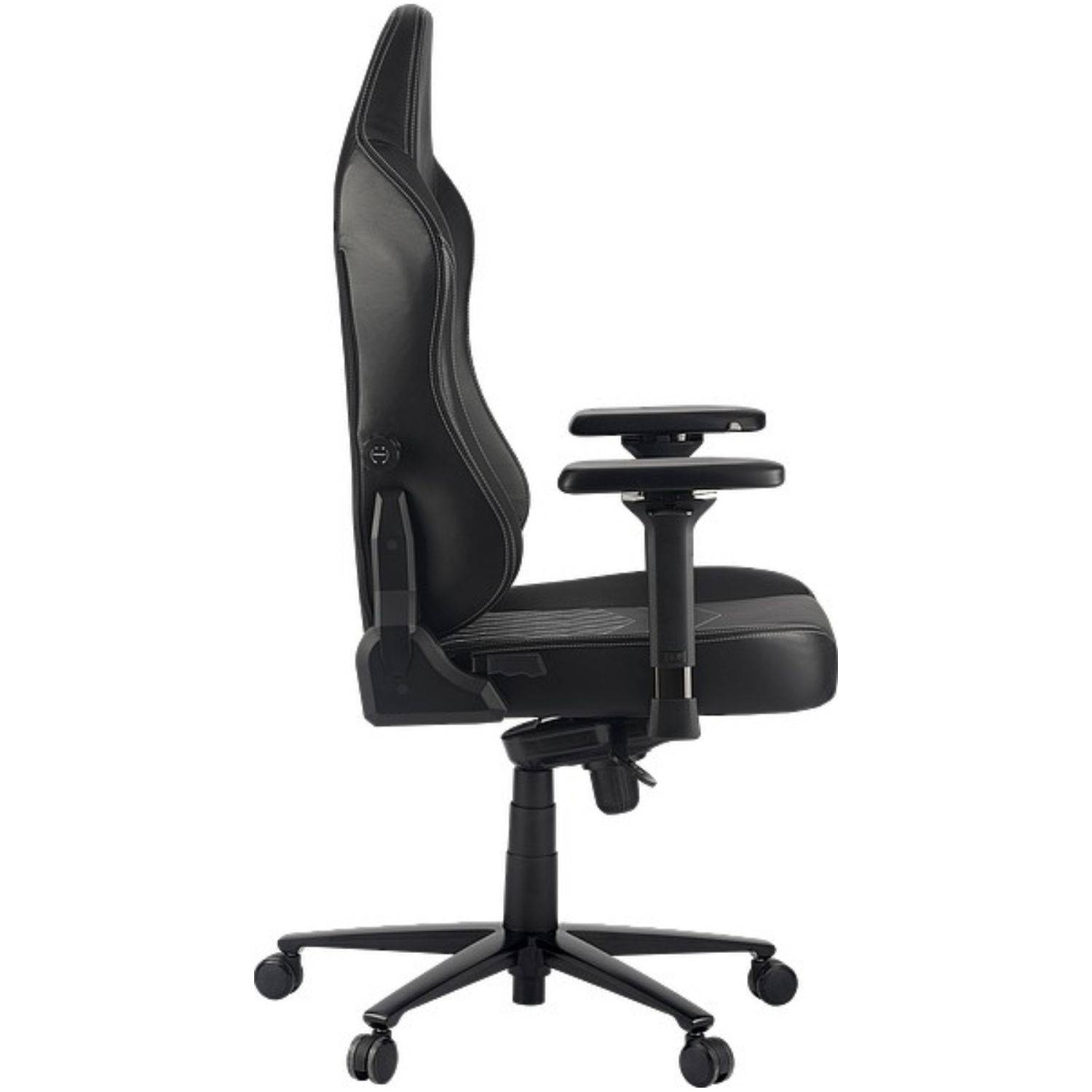 ZEN SAGA Echtleder Gaming Stuhl bis 130kg Schwarz