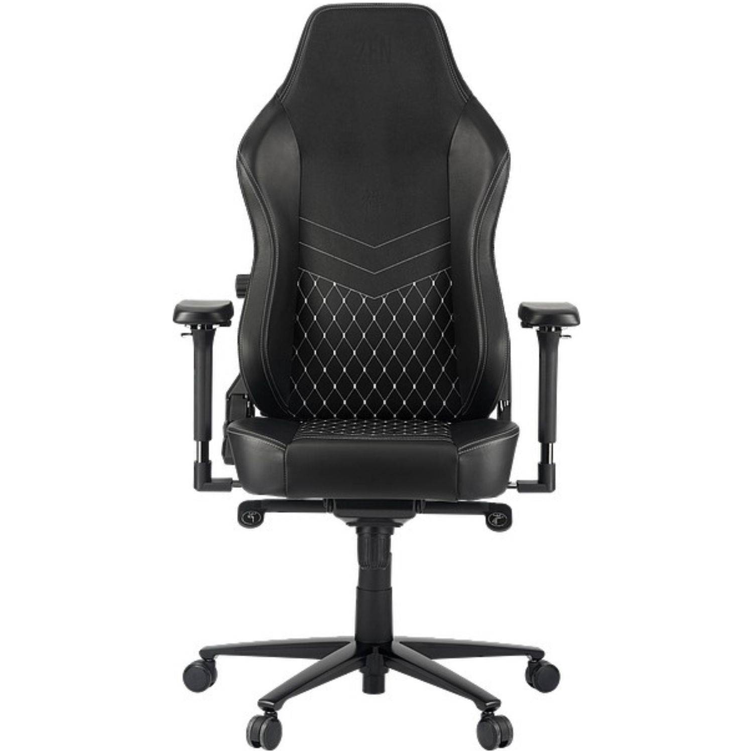 ZEN SAGA Echtleder Gaming Stuhl bis 130kg Schwarz