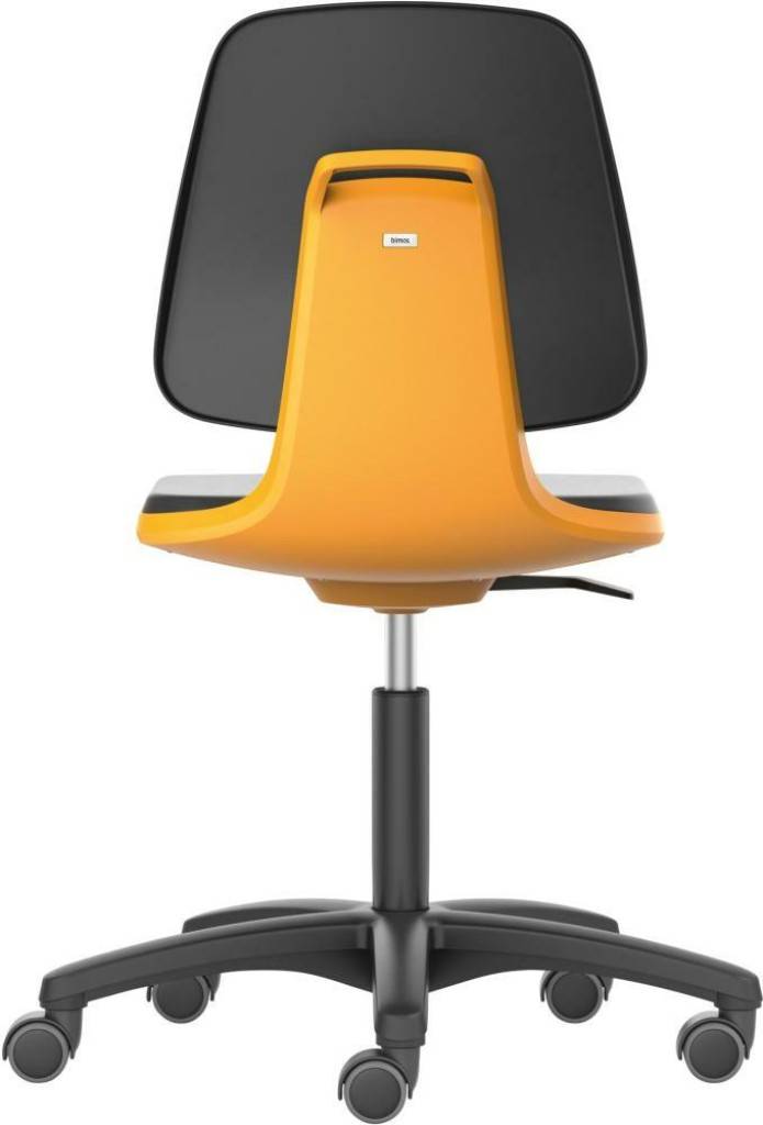 Arbeitsdrehstuhl Modell Labsit 2Sitzpolster schwarzRückenlehne Kunststoff, schwarz, mit 3D-FlexfunktionSitzvorderkante mit FlexfunktionUntergestell