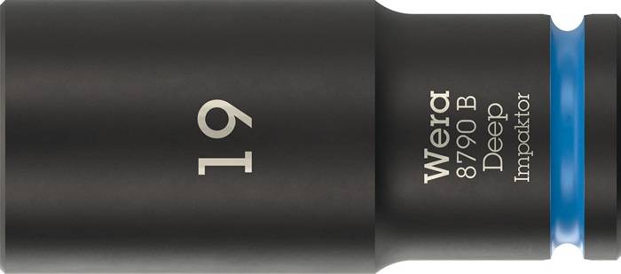 Schwarzes Wera Deep Impact Steckschlüssel-Werkzeug mit der Bezeichnung 