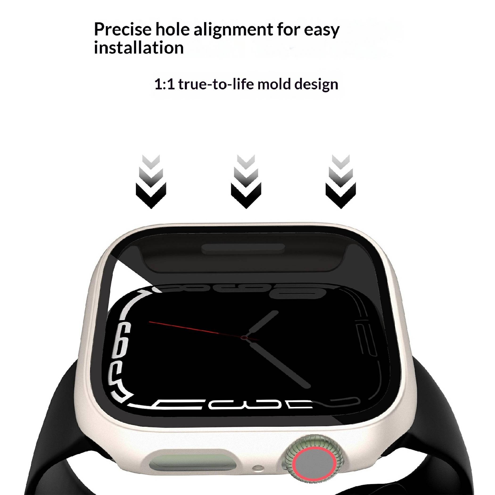 Hülle für Apple Watch Ultra 4 / 3 / 2 / 49mm Blickschutz Displayschutz Privacy