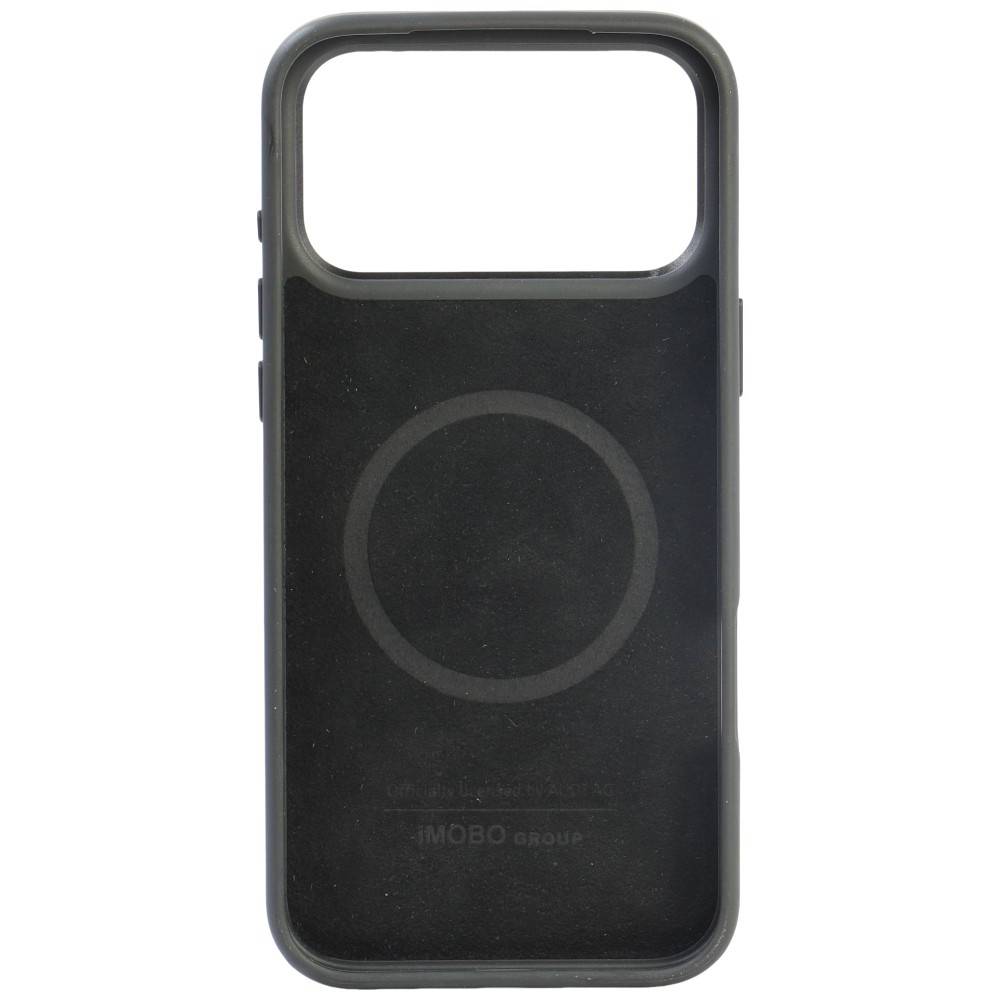 Audi R8 Hülle iPhone 17 Pro Max /18 Pro Max MagSafe Echtleder schwarz Logo
