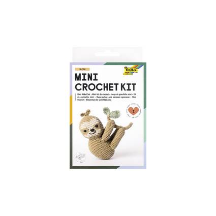 folia Mini-Häkelset "SLOTH", Faultier-Motiv