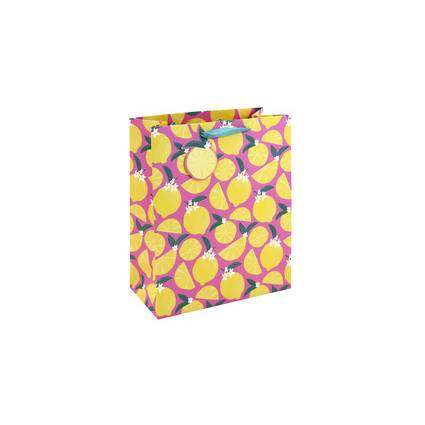 Clairefontaine Geschenktüte "Zitronen", mittel