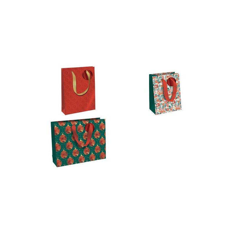 Clairefontaine Weihnachts-Geschenktüte "Fancy Xmas", mittel