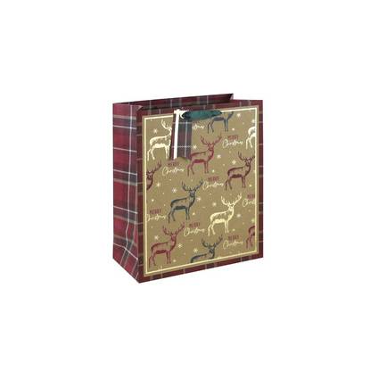 Clairefontaine Weihnachts-Geschenktüte "Hirsch", mittel