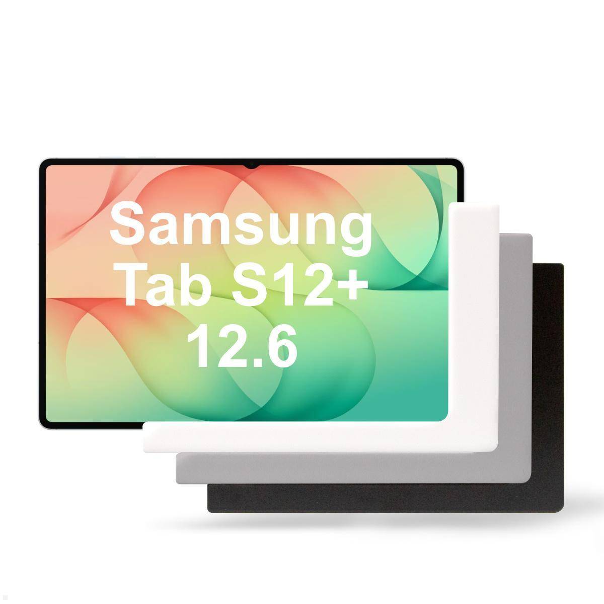 TabLines TWP059B Tablet Wandhalterung für Samsung Tab S12+ 12.6, schwarz