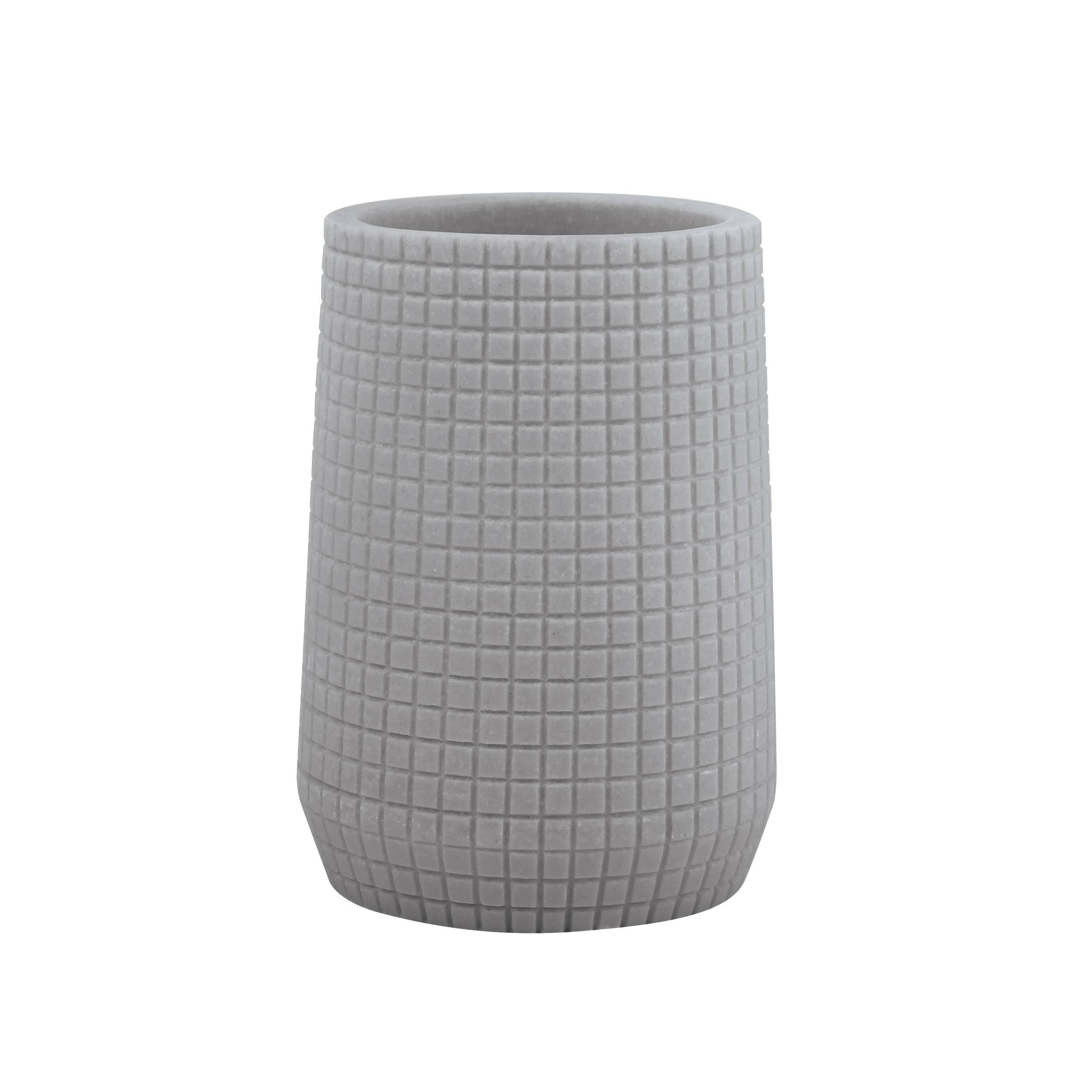 Zahnputzbecher Polyresine Norden Gris Clair