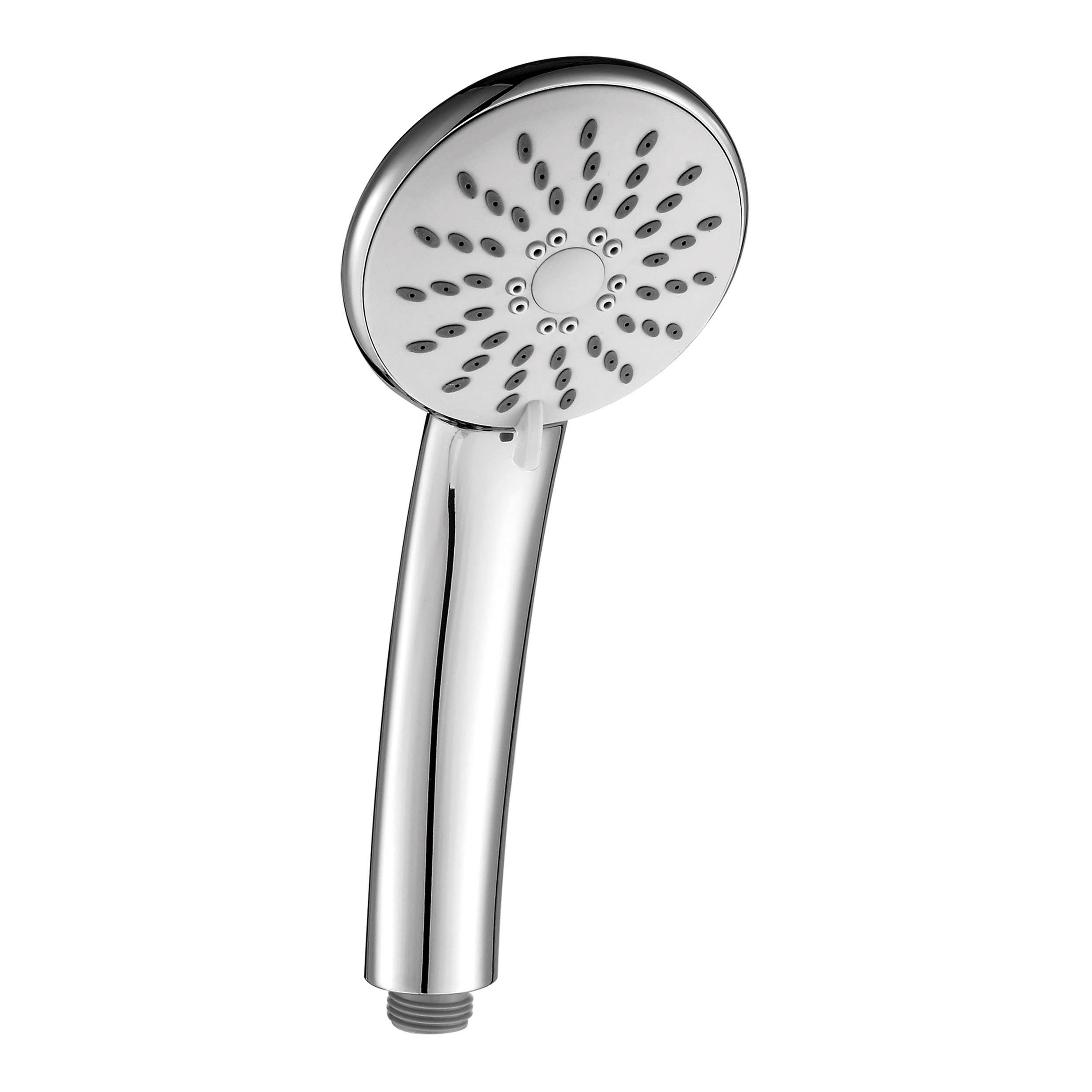 MSV Handbrause Delfina 3 Strahlarten, 1 cm Brausekopf, ABS, Duschkopf für Badezimmer