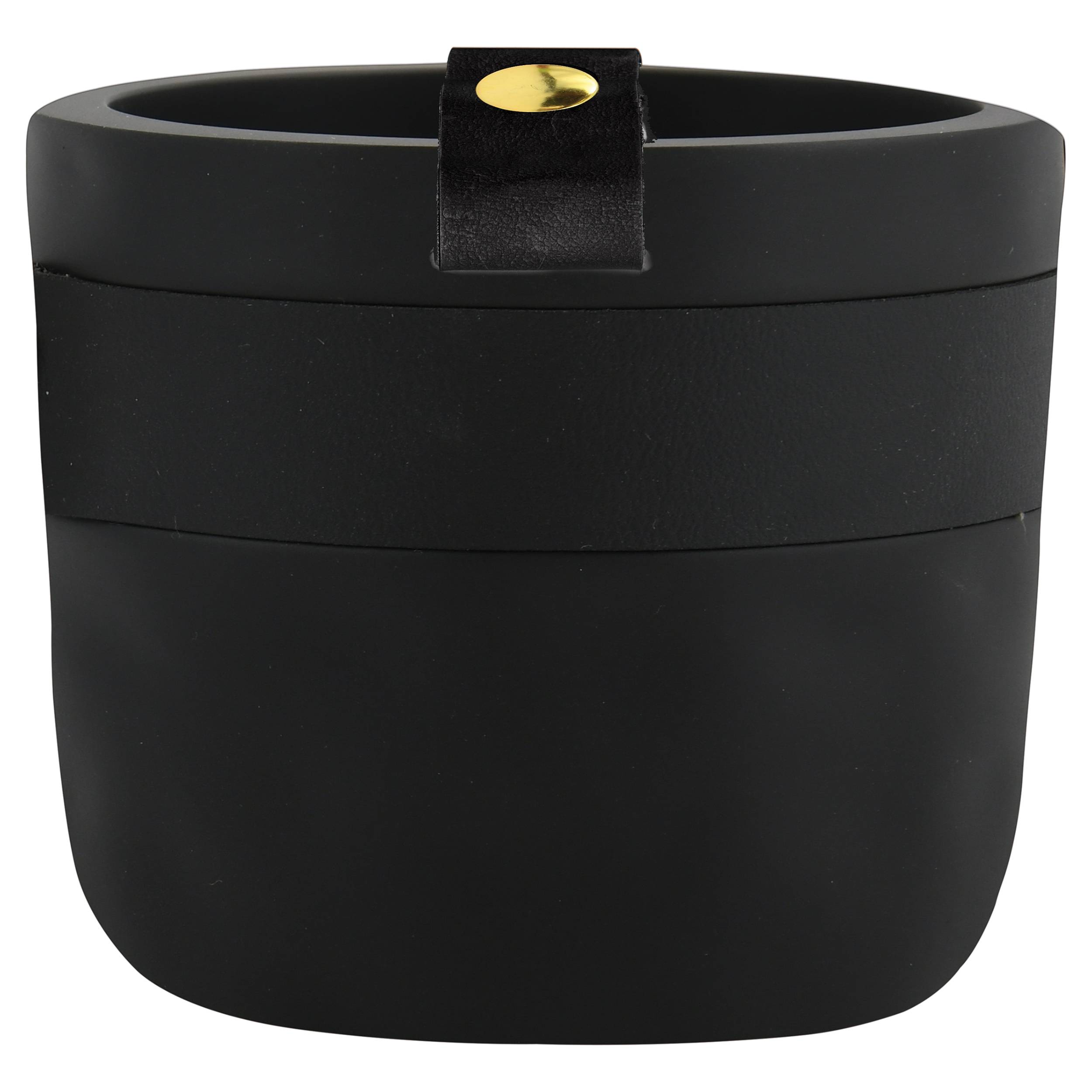 ACCESSOIRES A POSER "LIO" NOIR Zahnputzbecher
