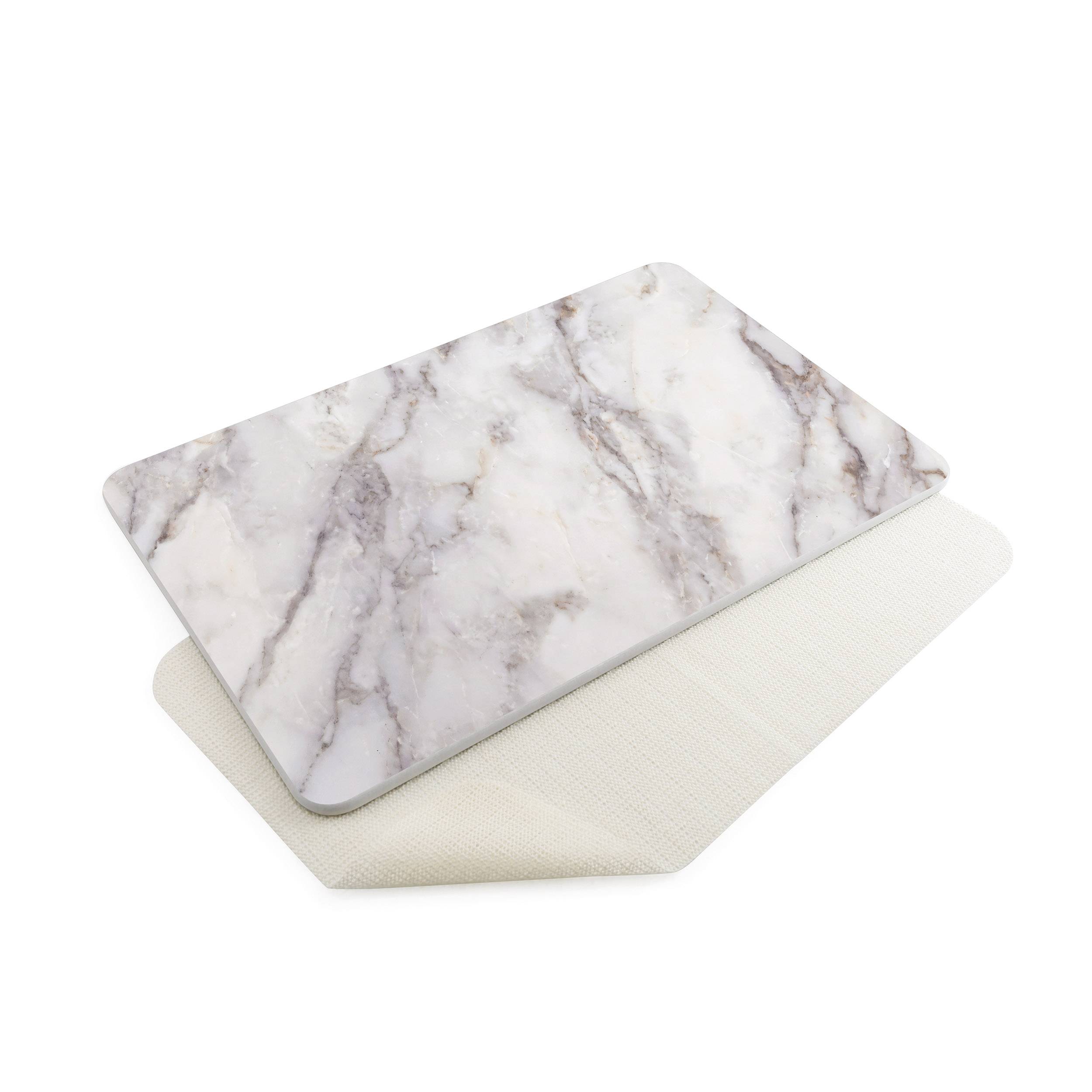 MSV Badematte Ally Kieselgur (Diatomit), 60 x 39 cm, rutschfest, Badvorleger für Badezimmer