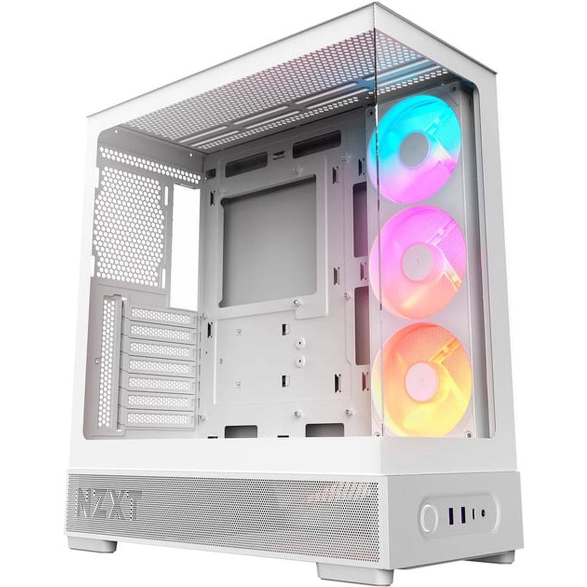 NZXT S5 RGB (2026) ATX PC-Gehäuse weiß