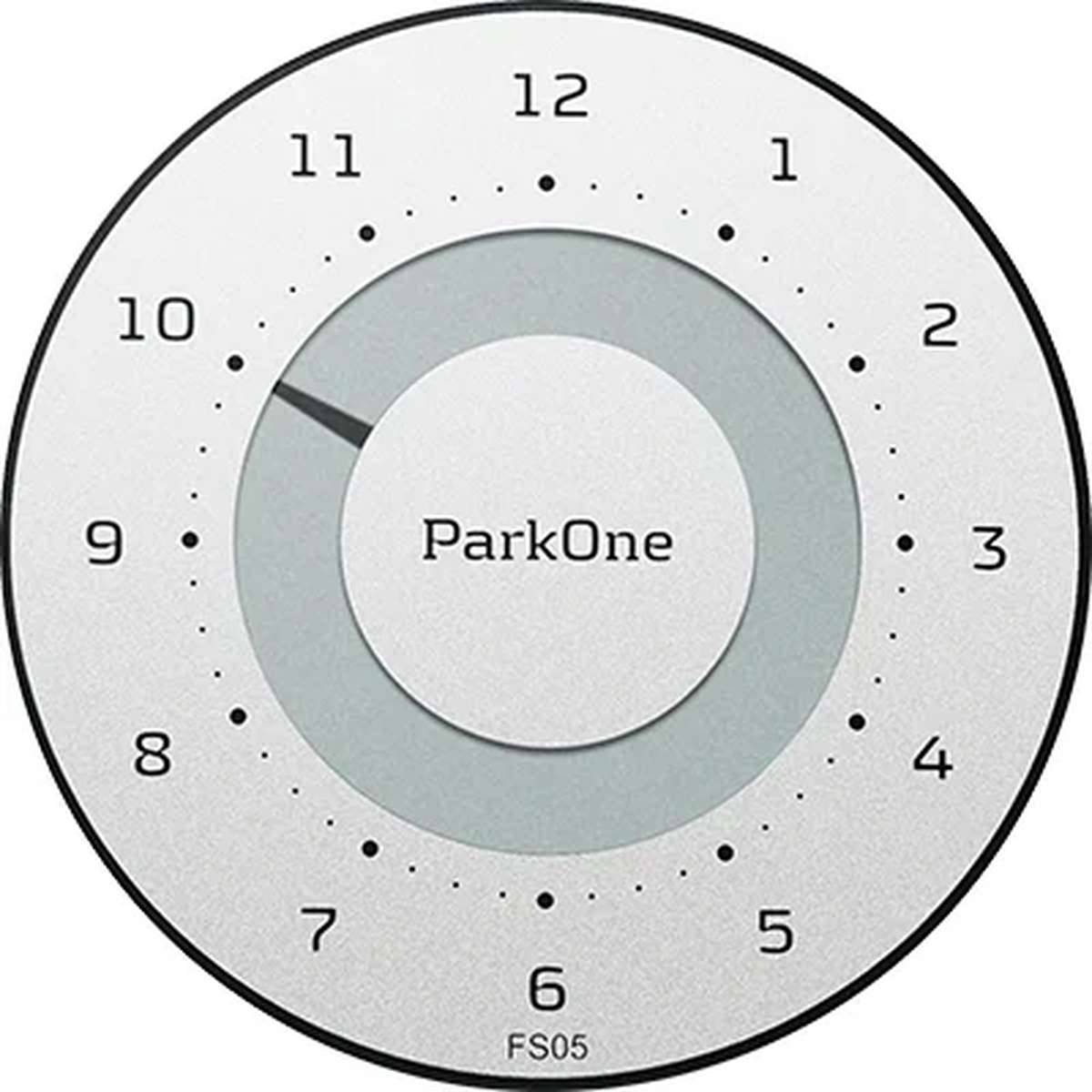 Needit ParkOne Parkscheibe Schwarz, Weiß, Metallisch Elektronisch