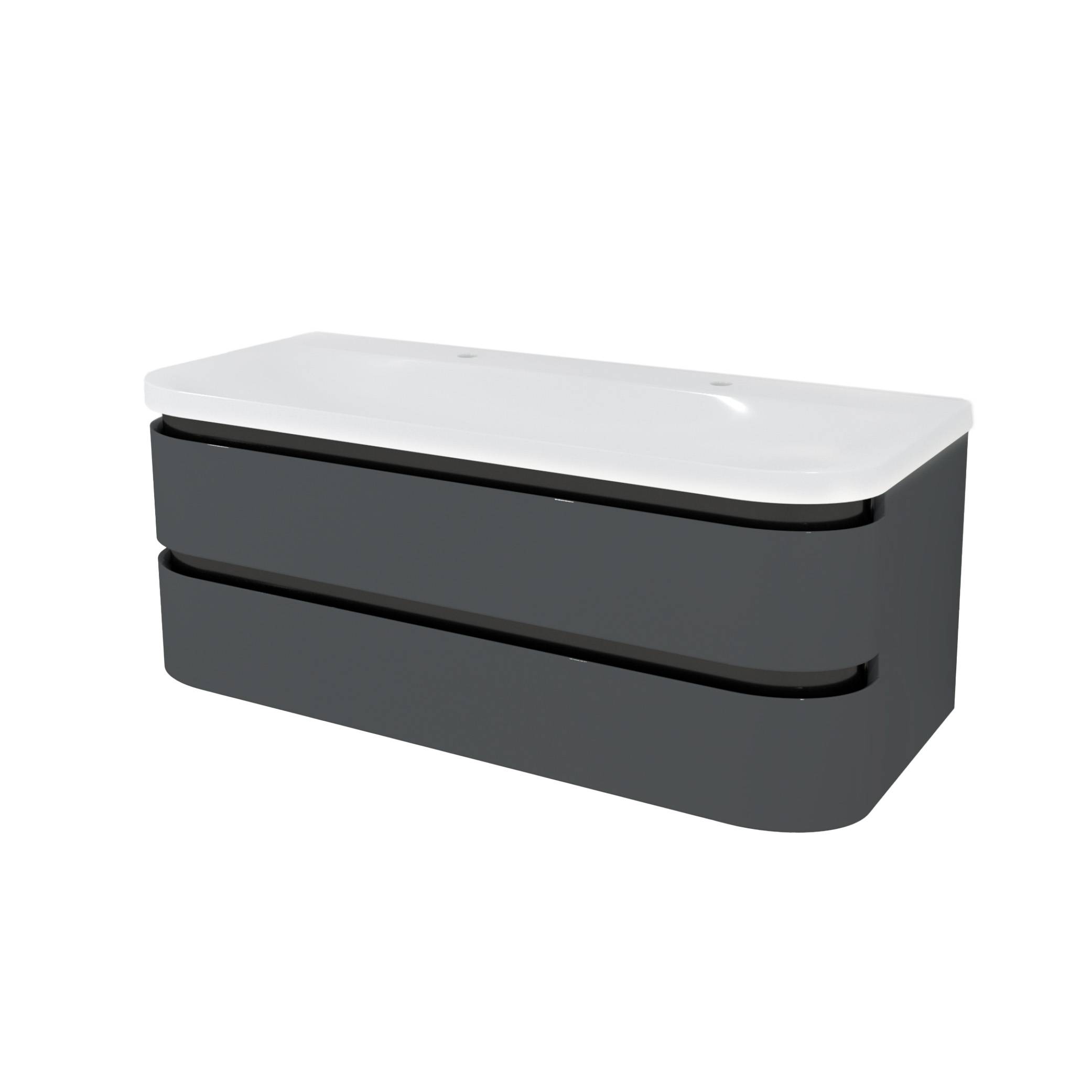 Kolpa VITTORIA Schrank mit Waschbecken OUV 120 DG