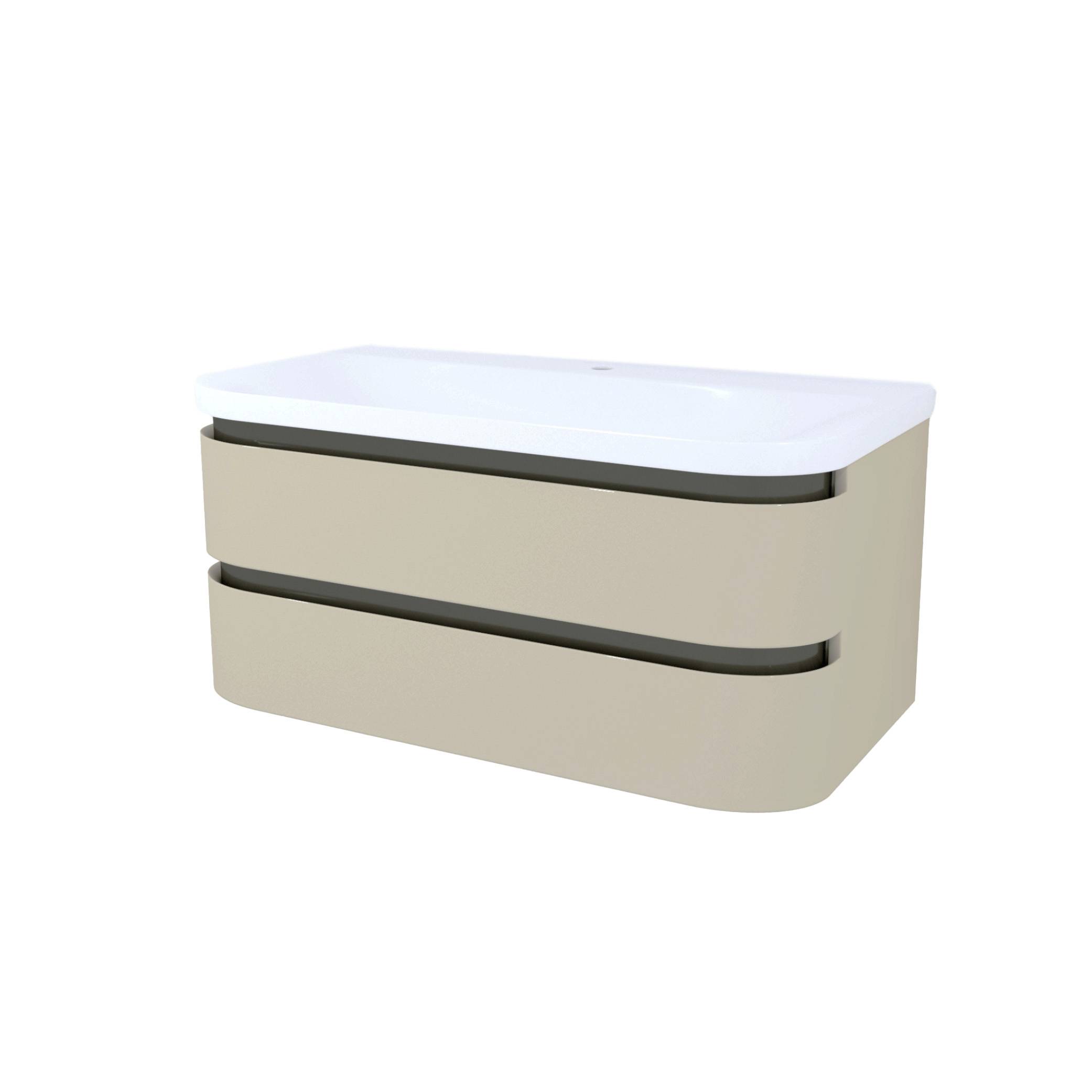 Kolpa VITTORIA Schrank mit Waschbecken OUV 100 BE