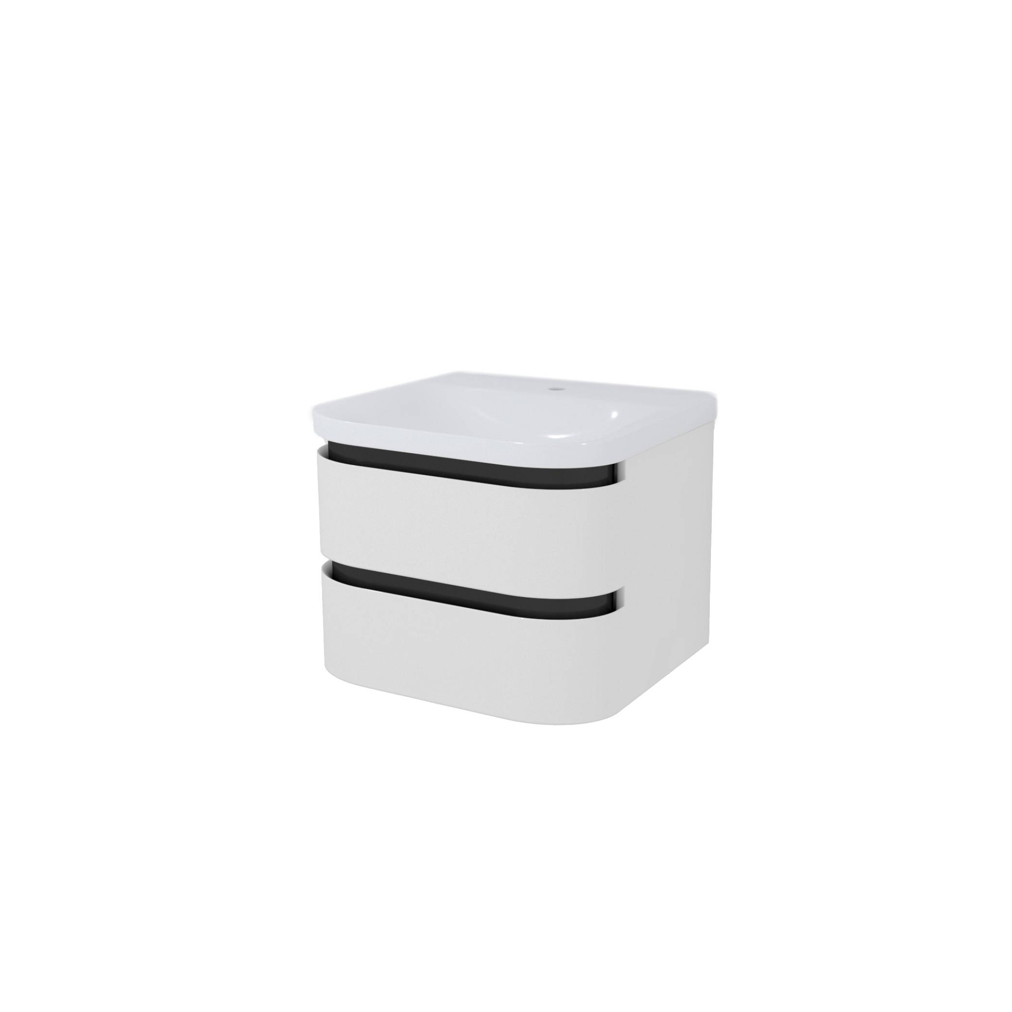 Kolpa VITTORIA Schrank mit Waschbecken OUV 60 WH