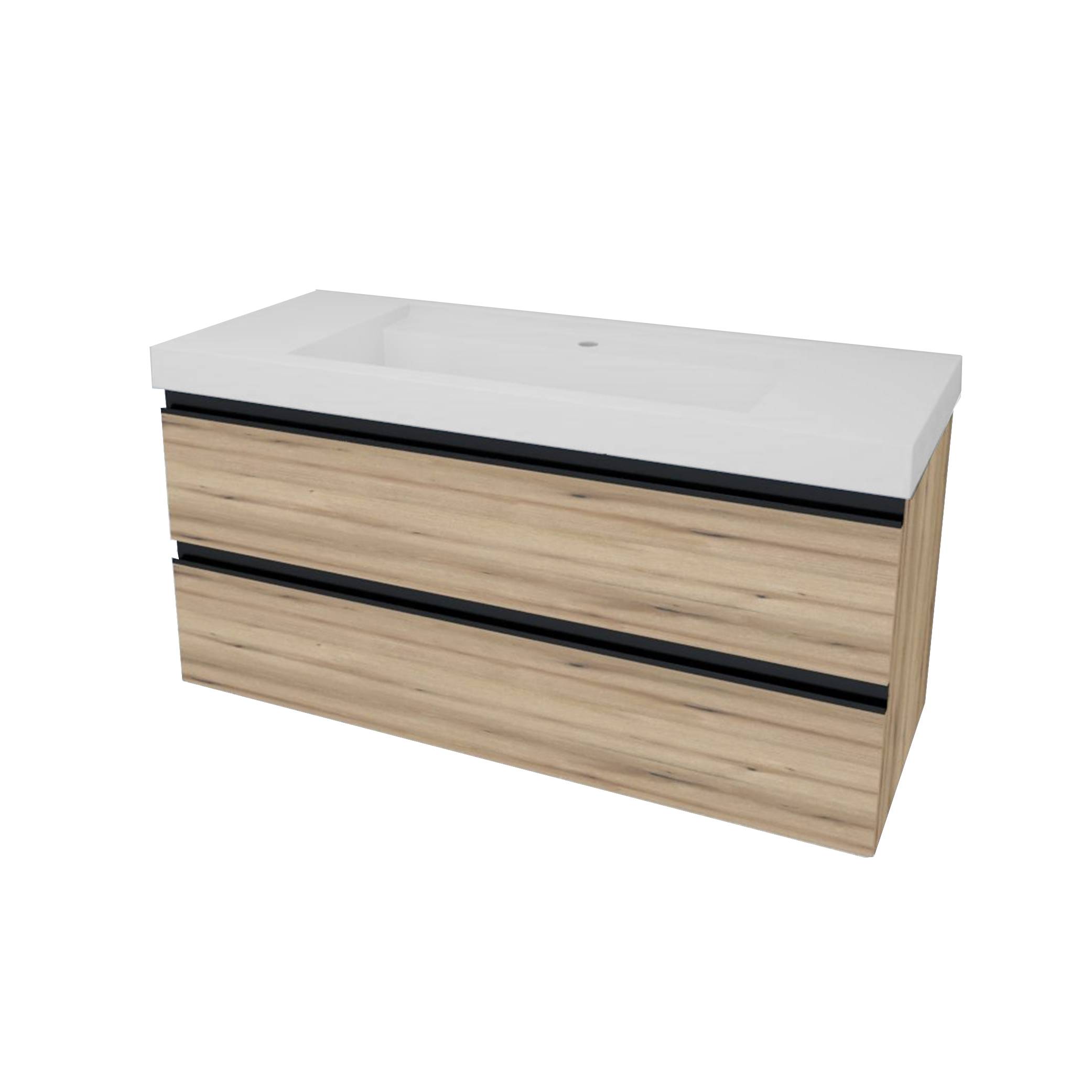 Kolpa HARMONY Schrank mit Waschbecken (hängend) OUHW 120 CO