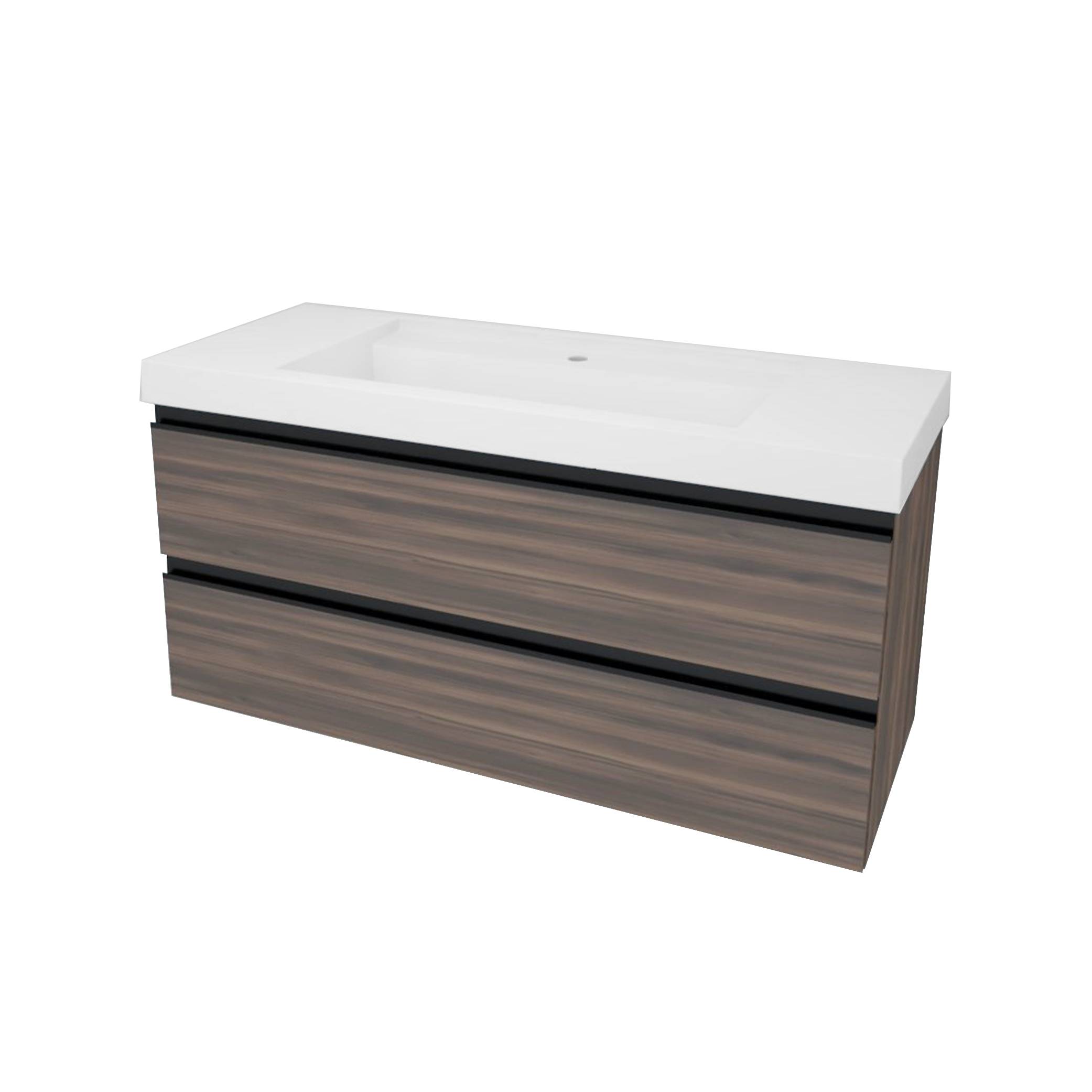 Kolpa HARMONY Schrank mit Waschbecken (hängend) OUHW 120 BO
