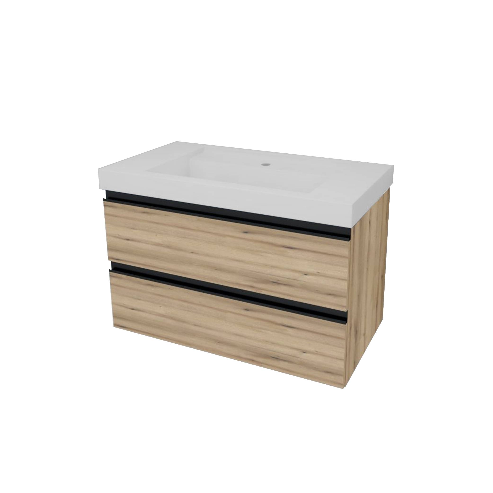 Kolpa HARMONY Schrank mit Waschbecken (hängend) OUHW 90 CO