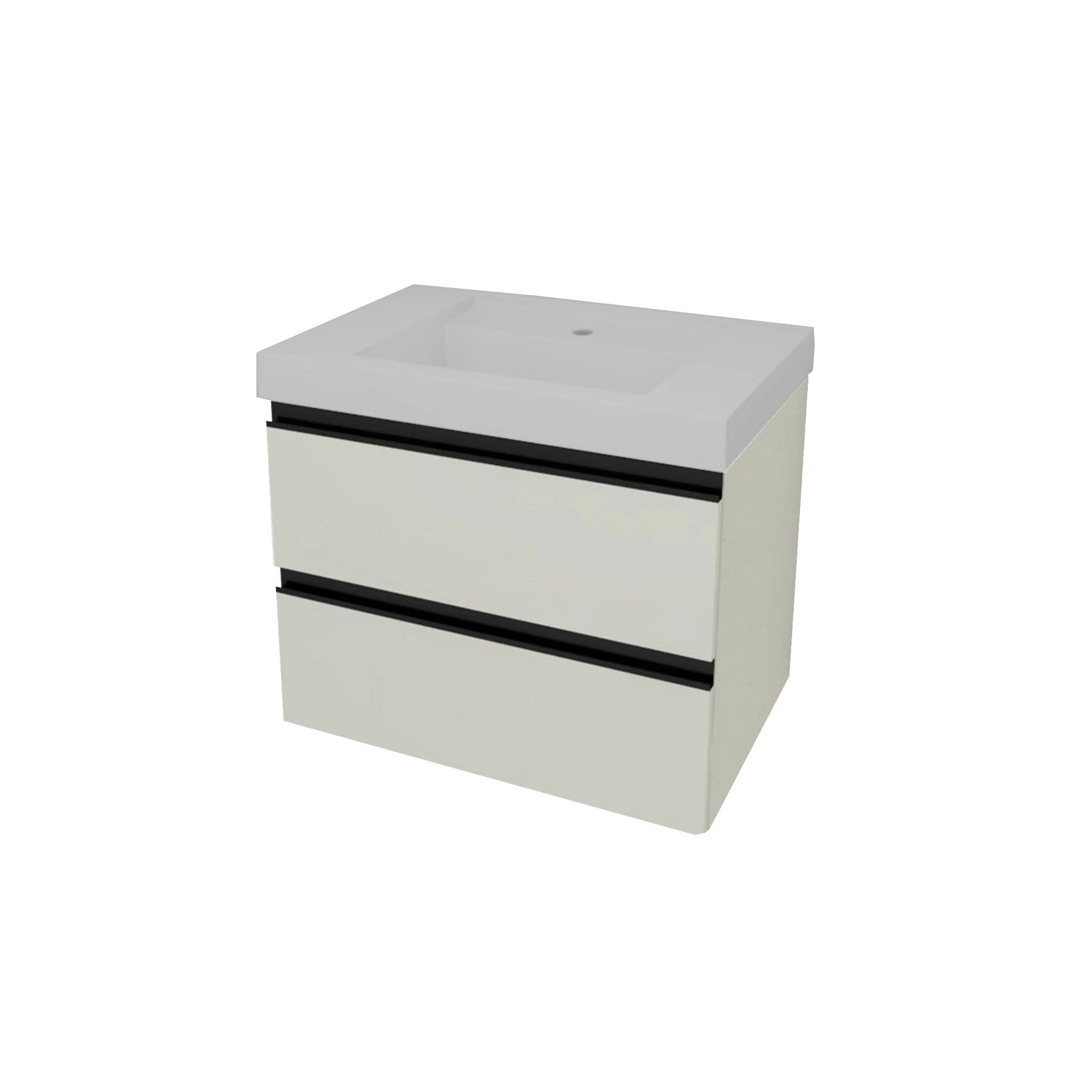 Kolpa HARMONY Schrank mit Waschbecken (hängend) OUHW 70 LG