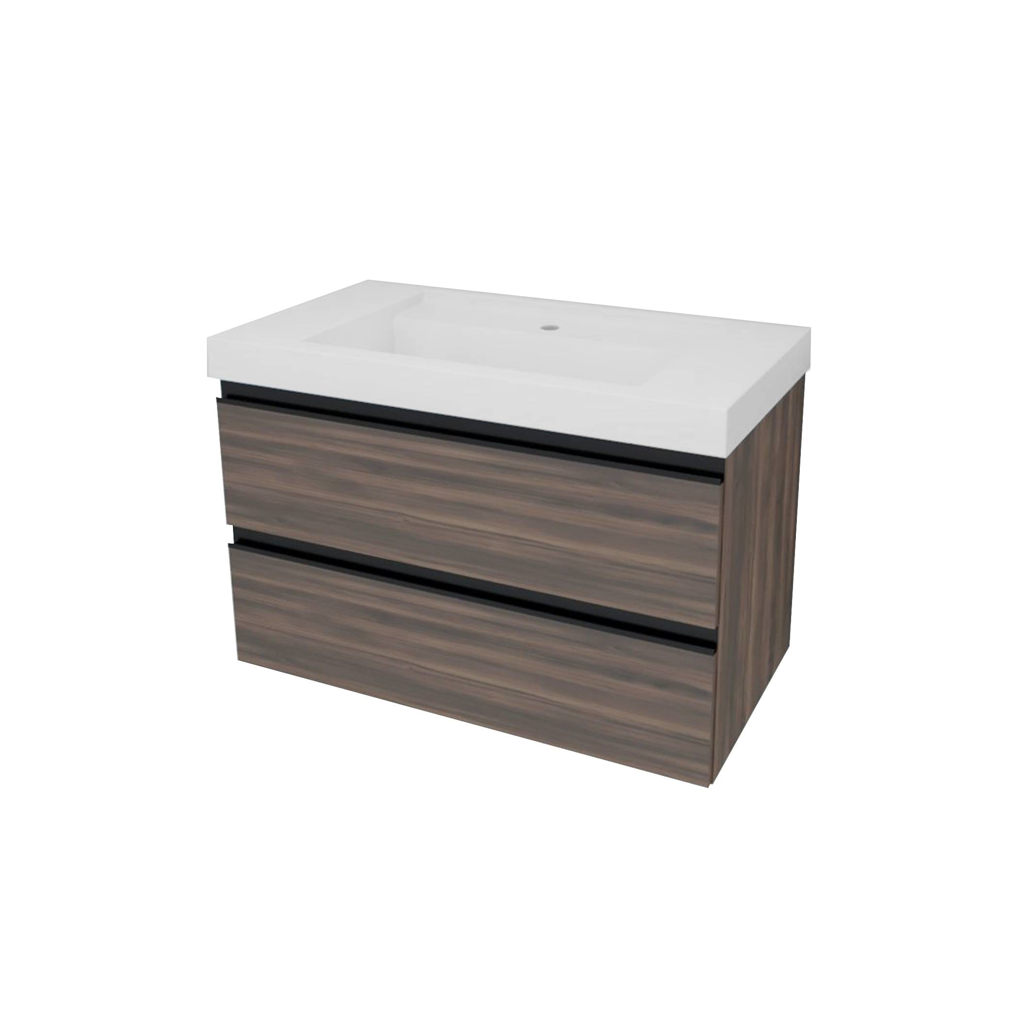 Kolpa HARMONY Schrank mit Waschbecken (hängend) OUHW 90 BO