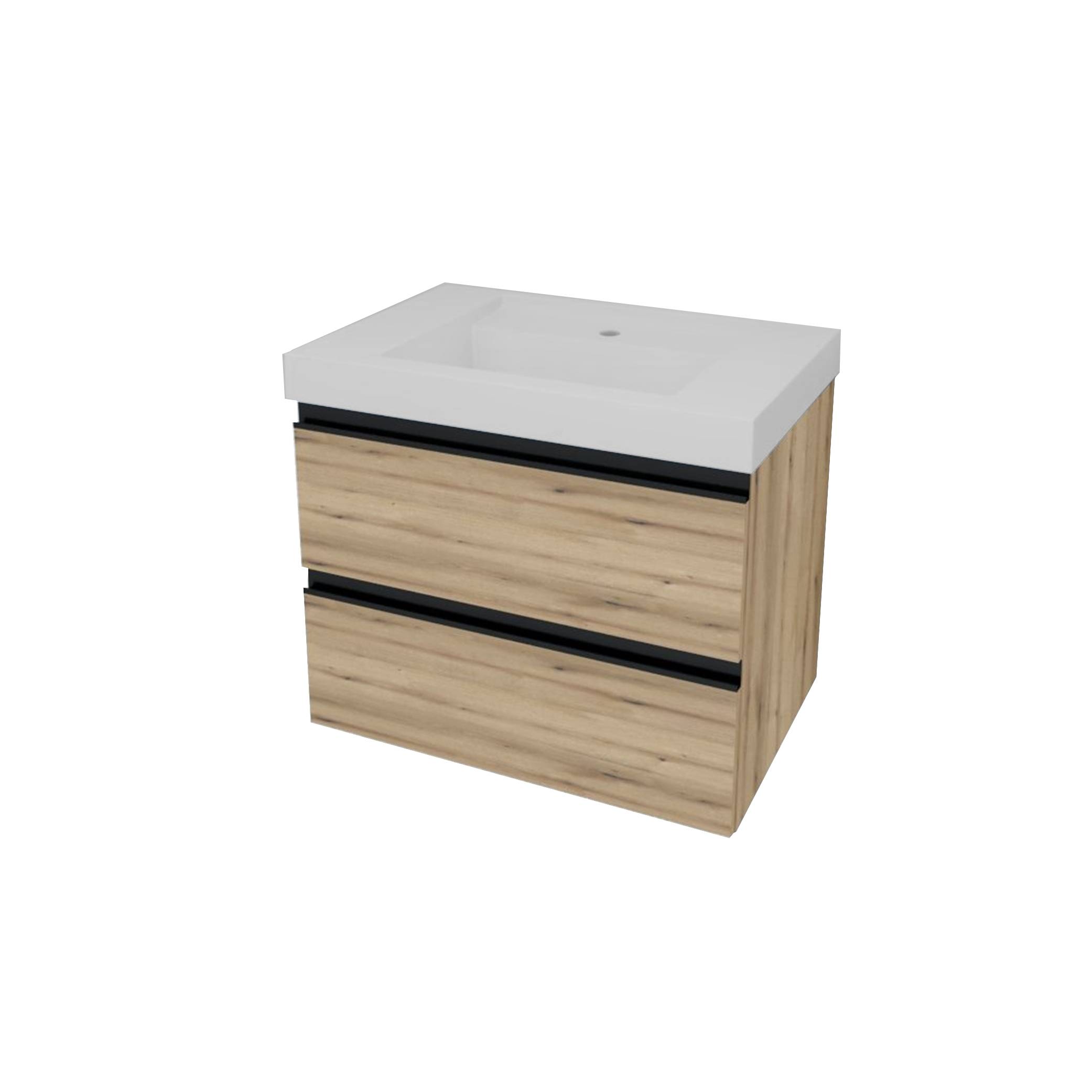 Kolpa HARMONY Schrank mit Waschbecken (hängend) OUHW 70 CO