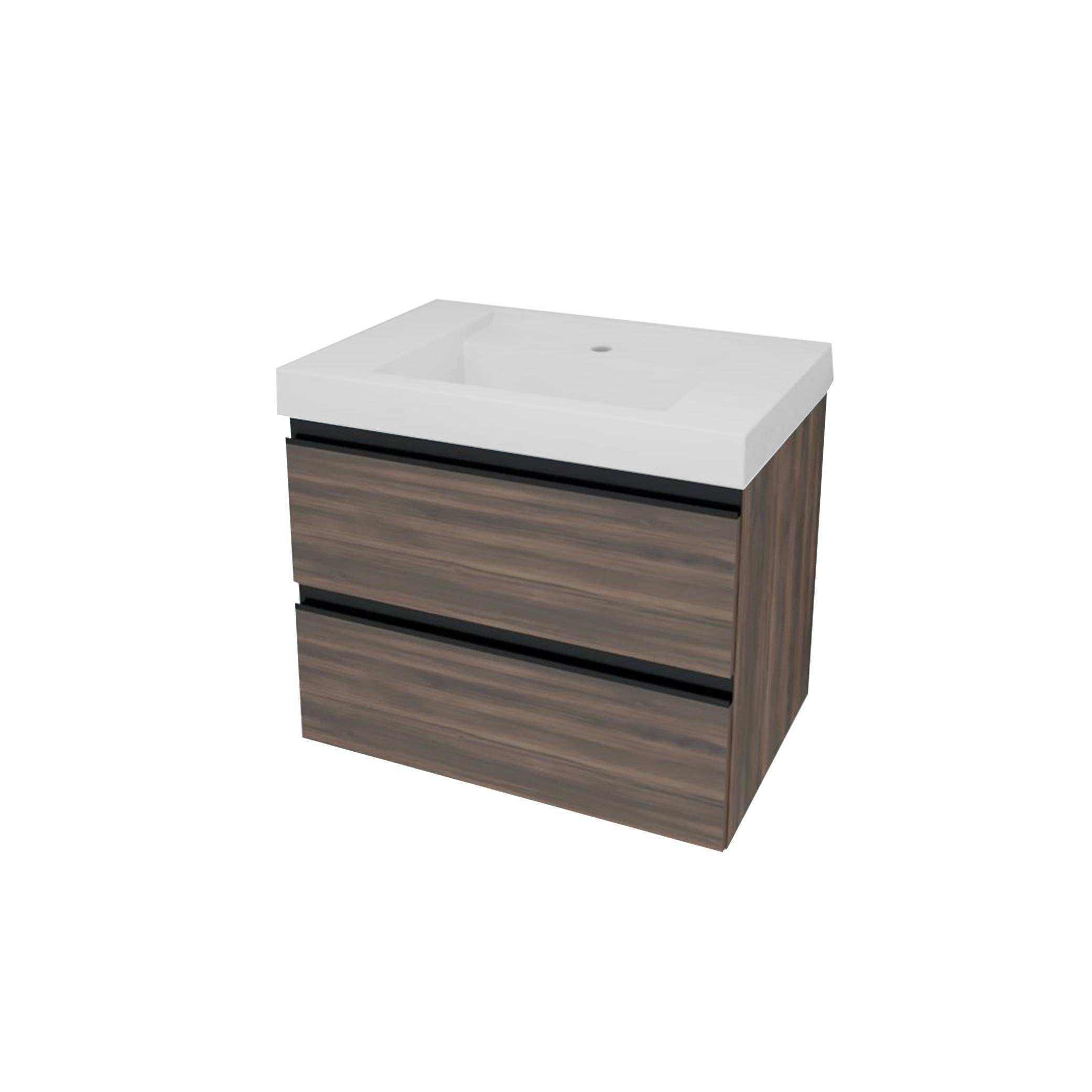 Kolpa HARMONY Schrank mit Waschbecken (hängend) OUHW 70 BO