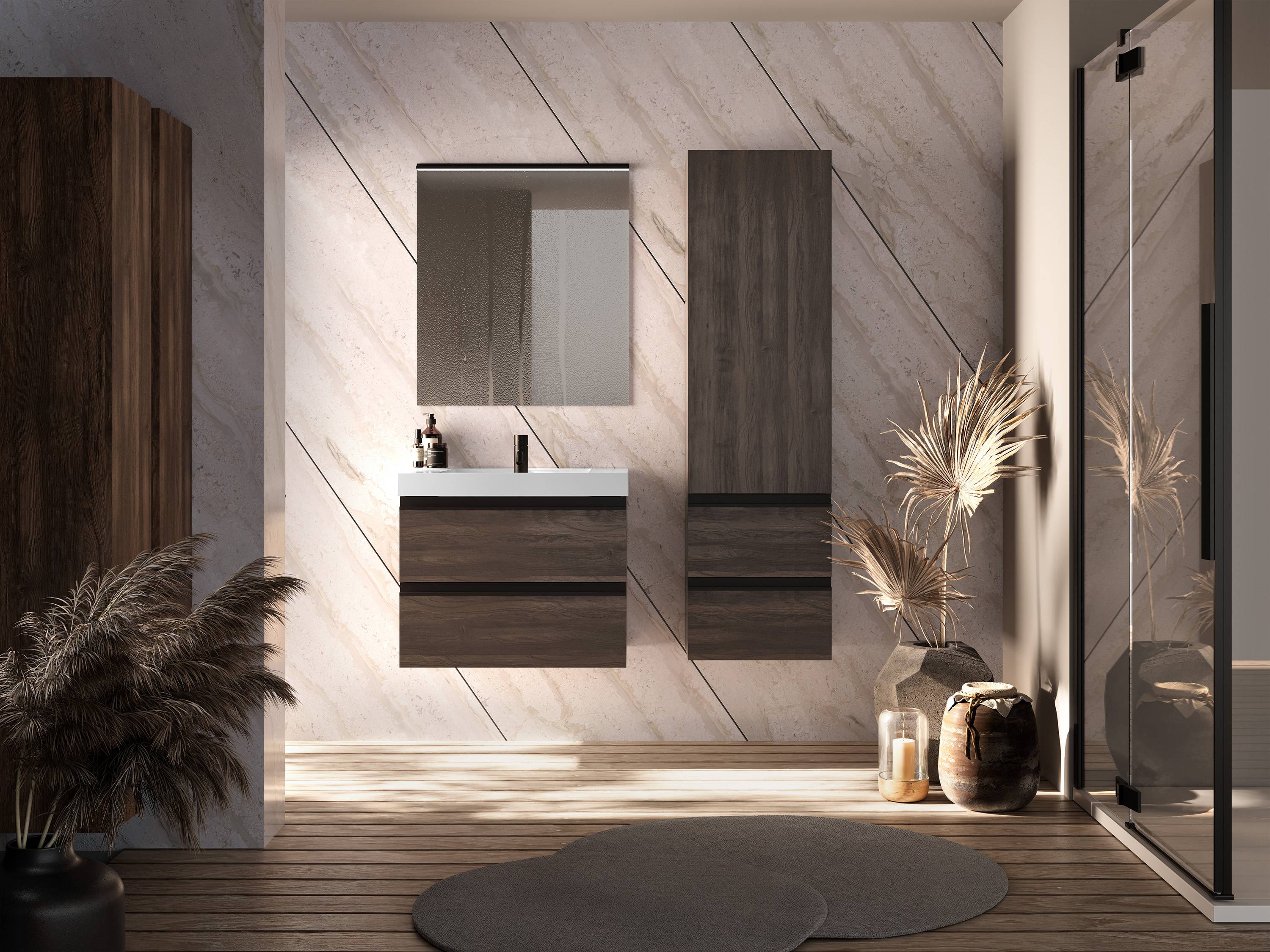 Kolpa HARMONY Schrank mit Waschbecken (hängend) OUHW 70 BO