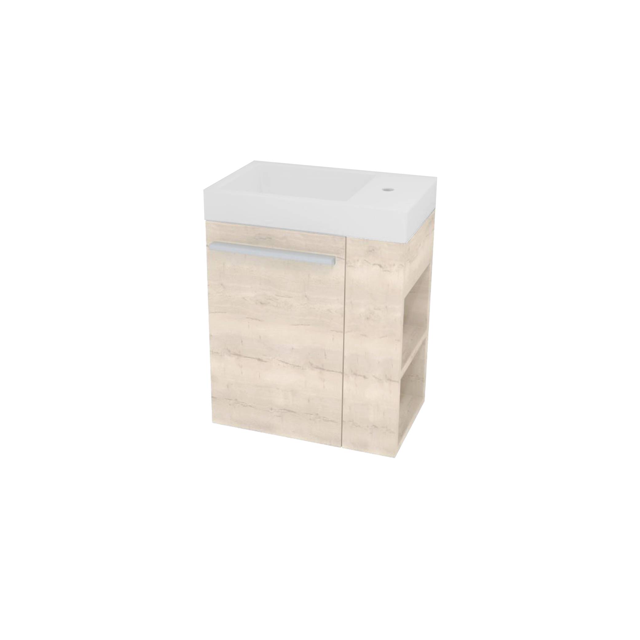Kolpa KIKI Schrank mit Waschbecken OUK 40 L CW