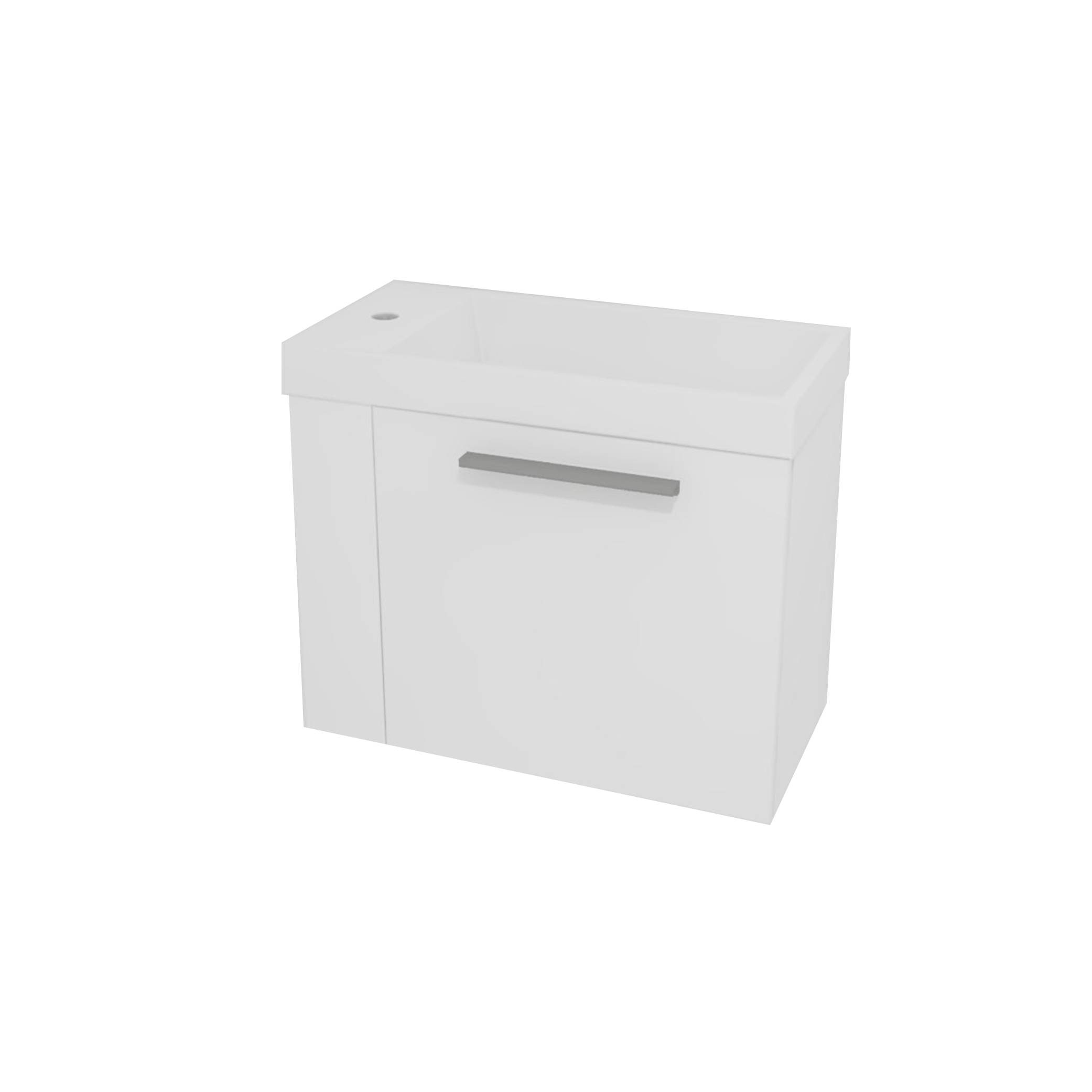 Kolpa KIKI Schrank mit Waschbecken OUK 60 L WH
