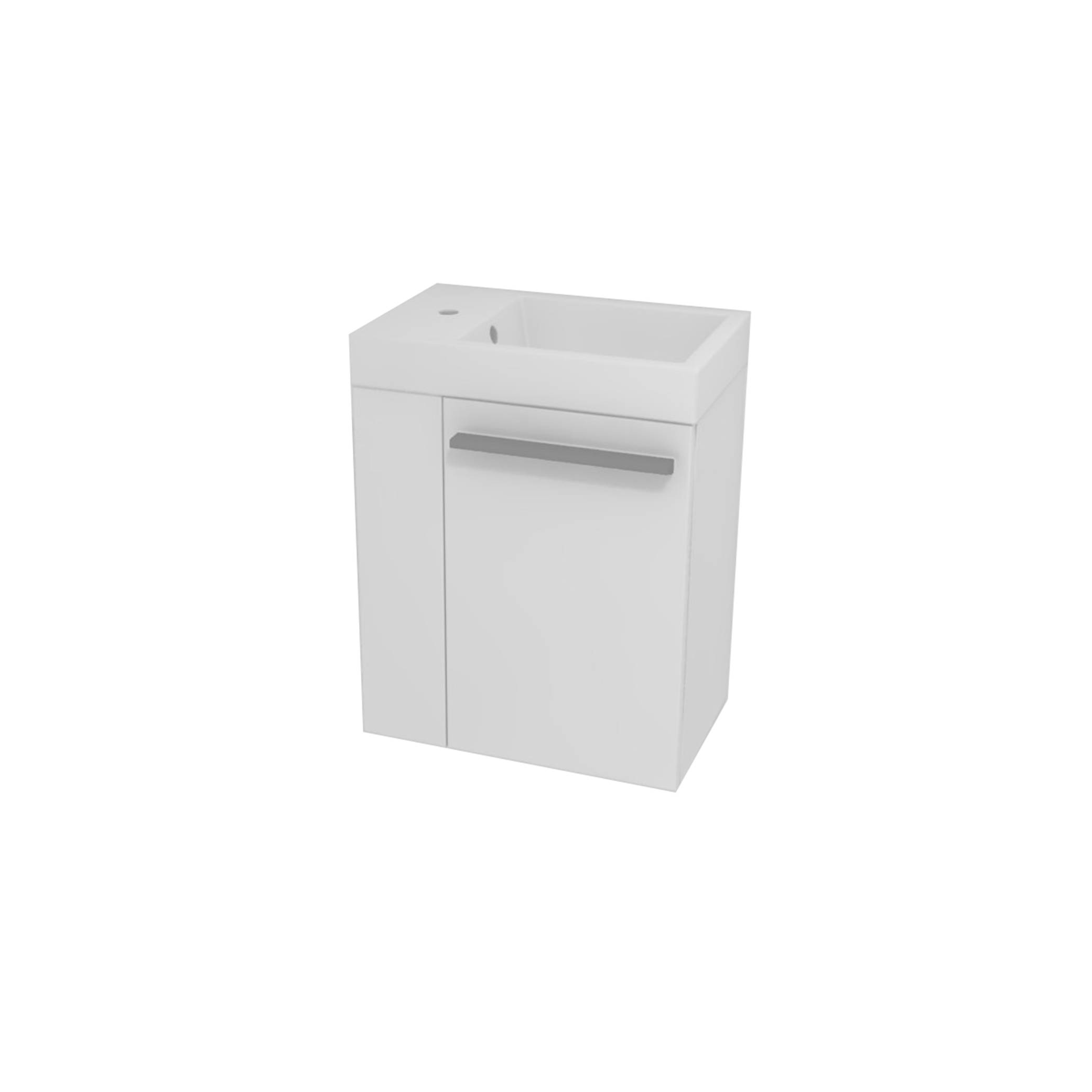 Kolpa KIKI Schrank mit Waschbecken OUK 40 D WH