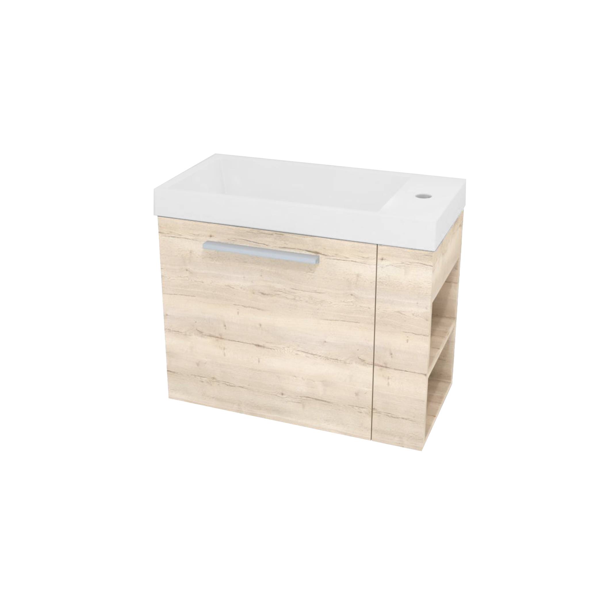 Kolpa KIKI Schrank mit Waschbecken OUK 60 L CW