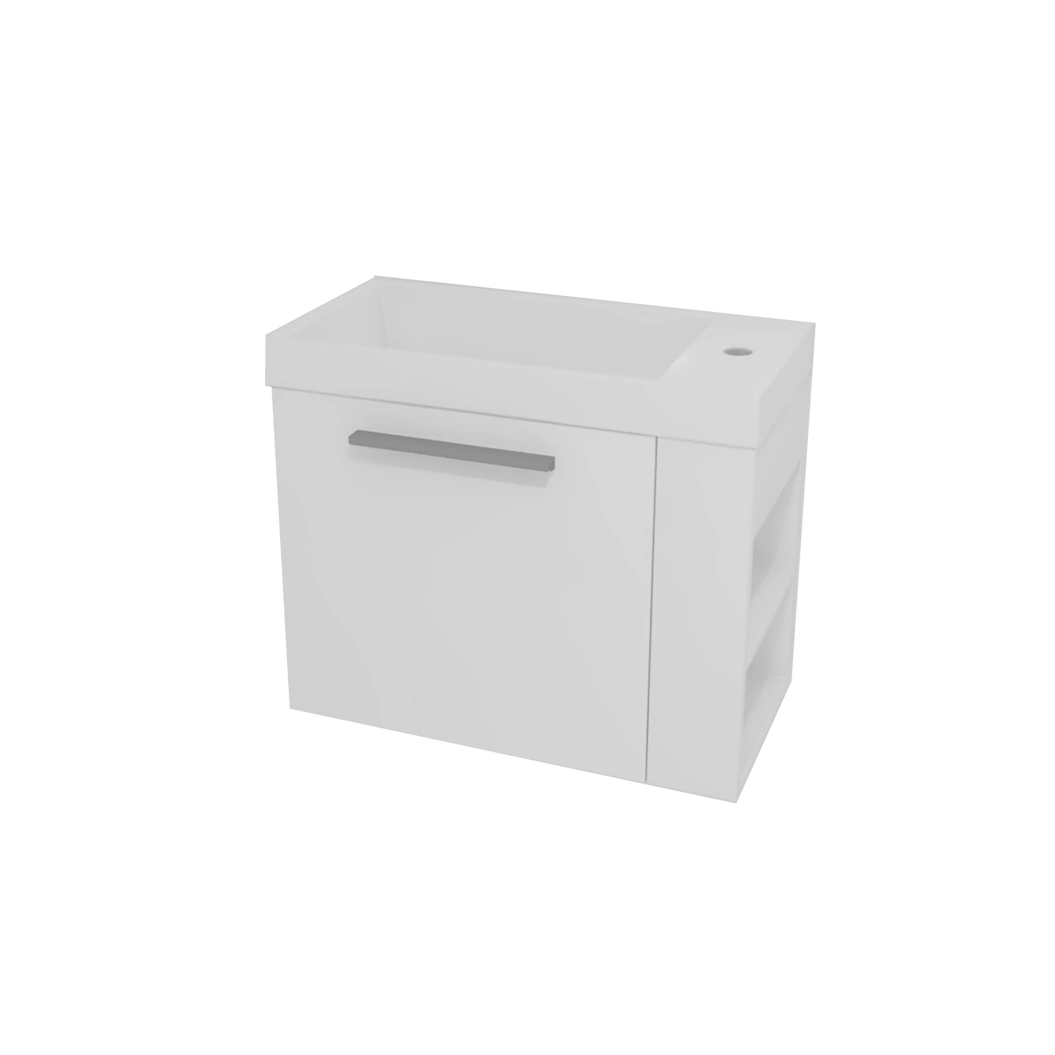 Kolpa KIKI Schrank mit Waschbecken OUK 60 D WH