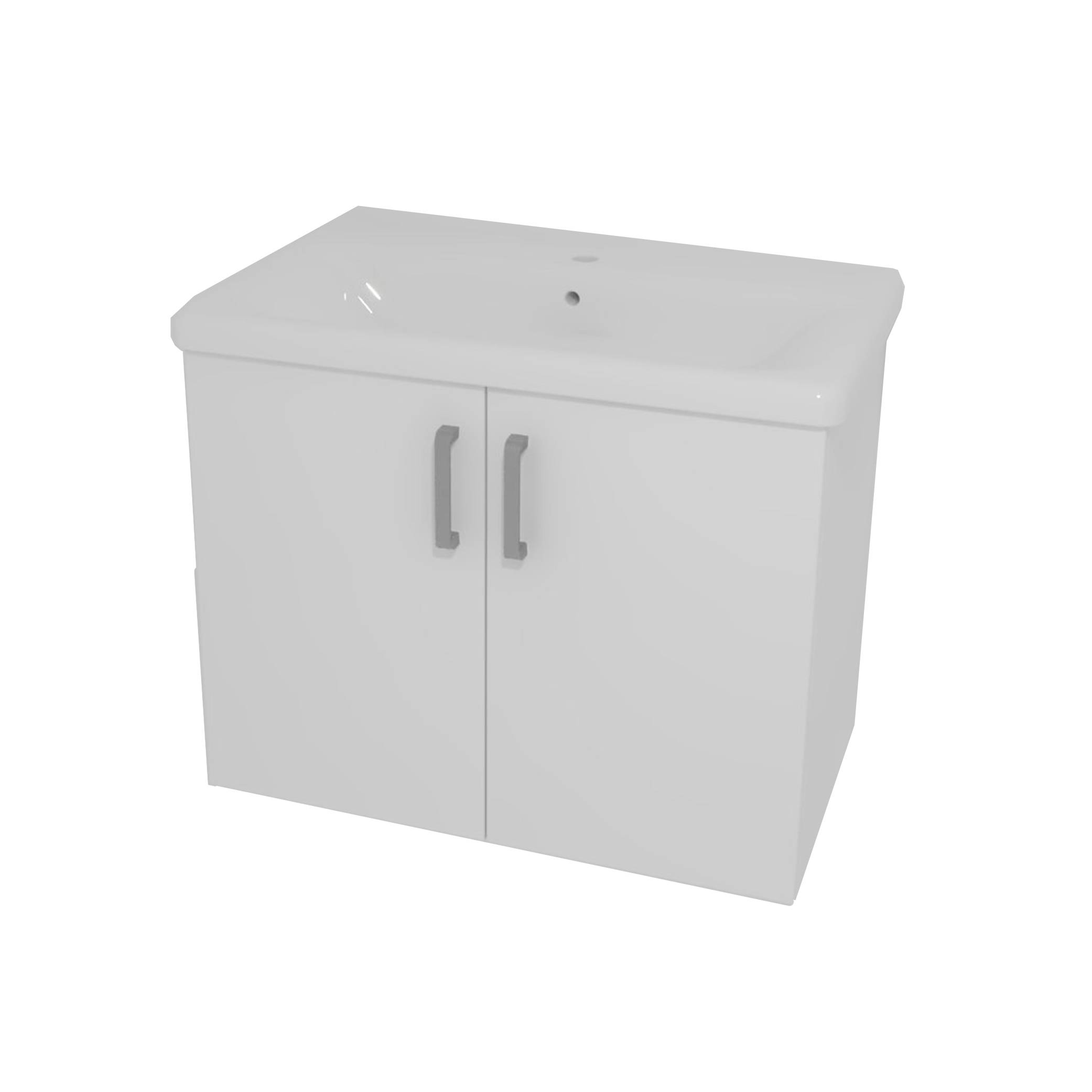 Kolpa EVELIN Schrank mit Waschbecken OUE 80 WH