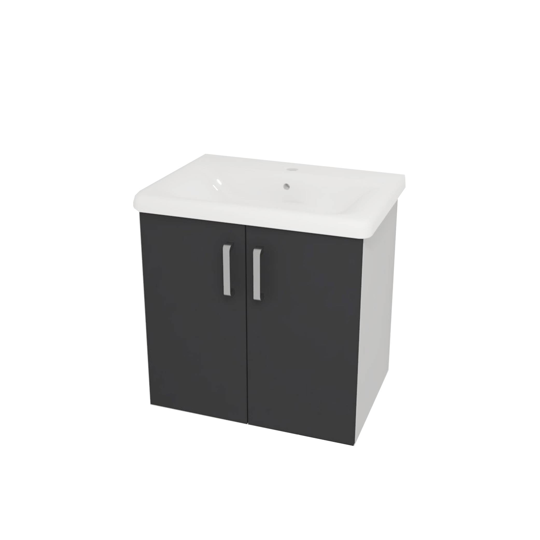 Kolpa EVELIN Schrank mit Waschbecken OUE 65 GRAY/ANT
