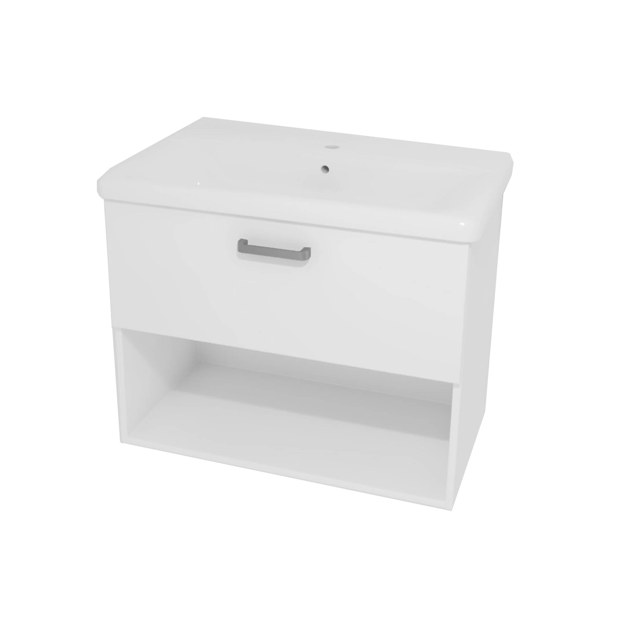Kolpa EVELIN Schrank mit Waschbecken OUE 80 II WH