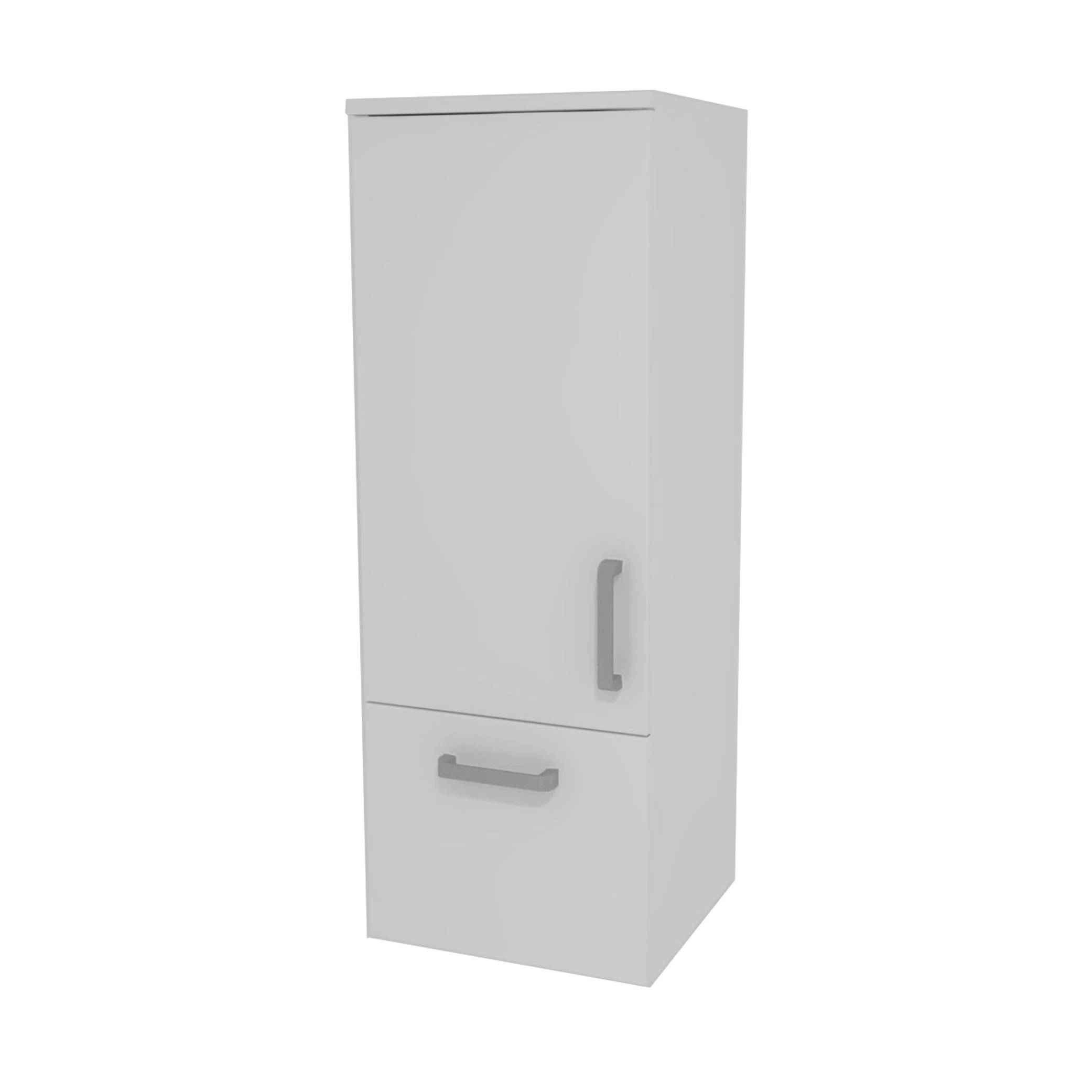 Kolpa EVELIN Schrank mit Tür und Abschlussablage E 1021 WH