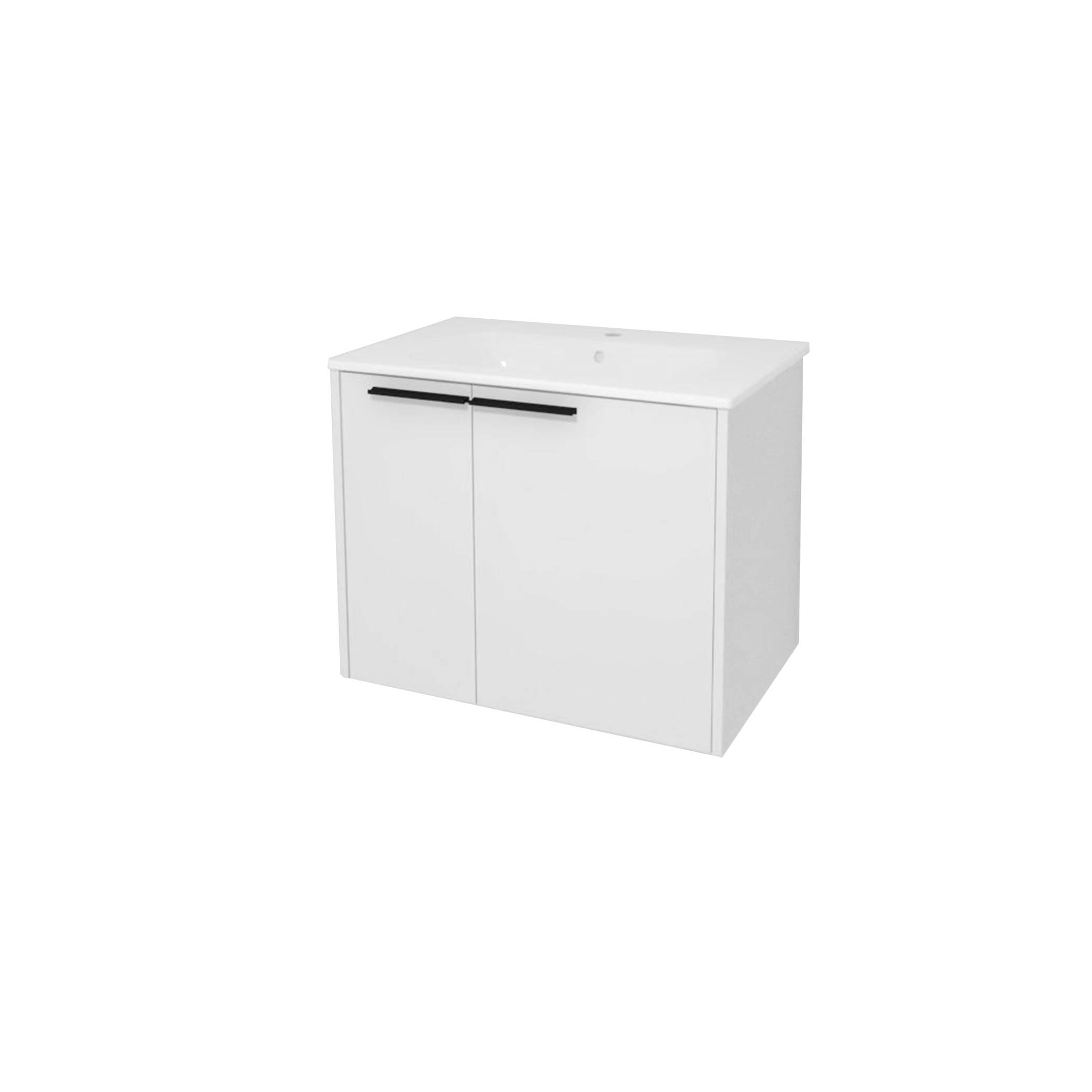 Kolpa BELLA Schrank mit Waschbecken OUB 70 WH