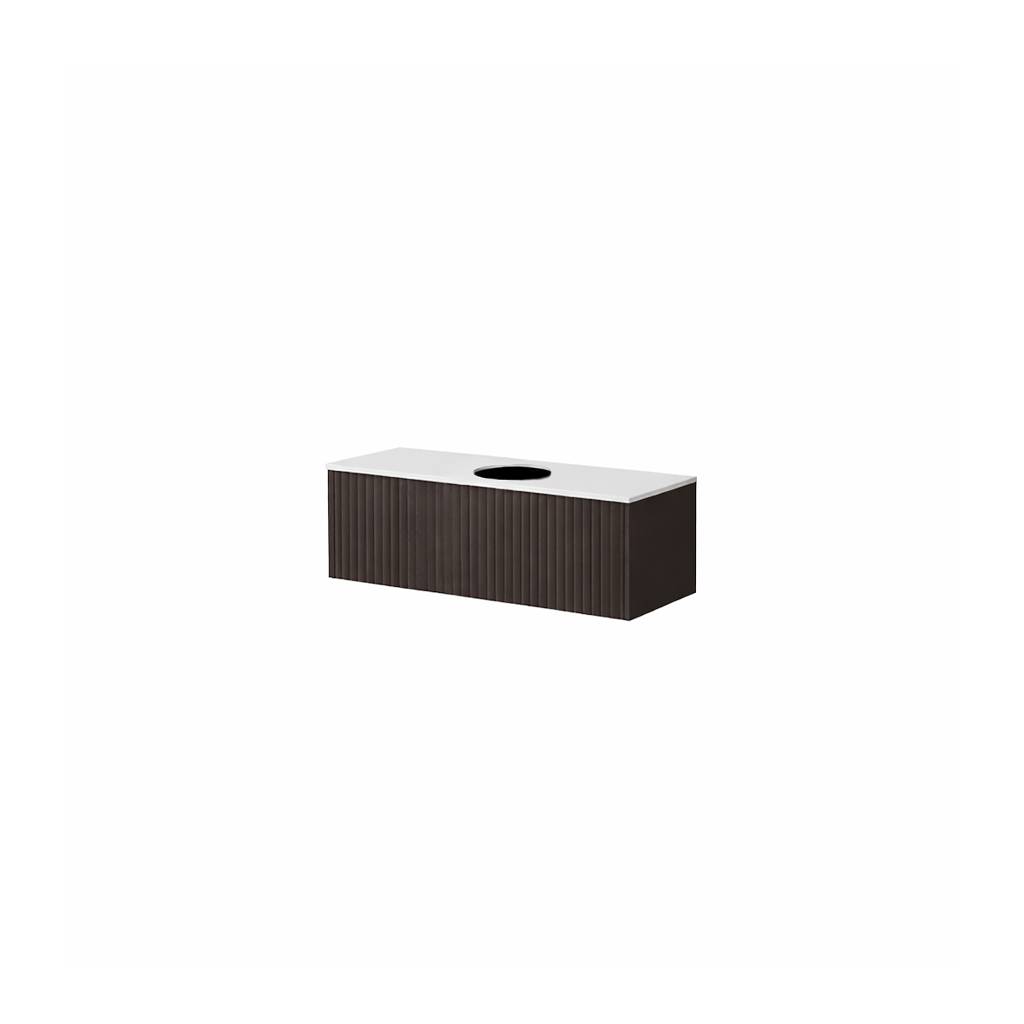 Kolpa ORPHIA Waschbecken-Unterschrank mit Kerrock-Platte und Schublade OOR 80 V/GB