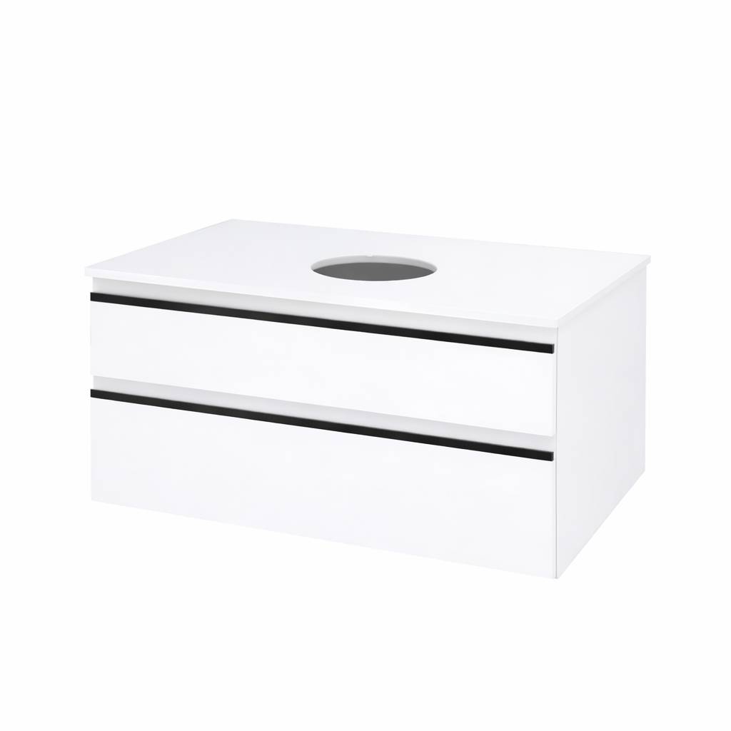 Kolpa ALEXIS Waschbeckenunterschrank OA 80 WH