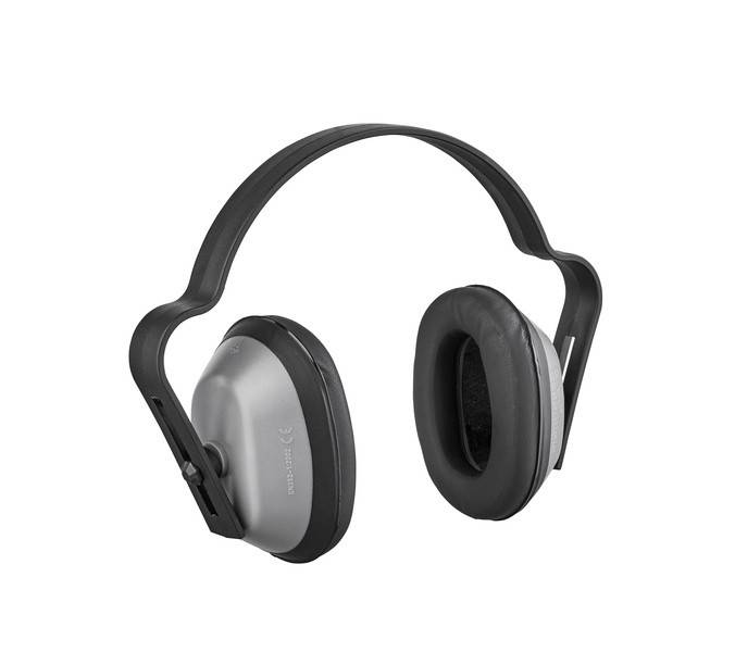 Schwarze Over-Ear-Kopfhörer mit gepolsterten Ohrmuscheln und einem gebogenen Kopfbügel auf weißem Hintergrund.